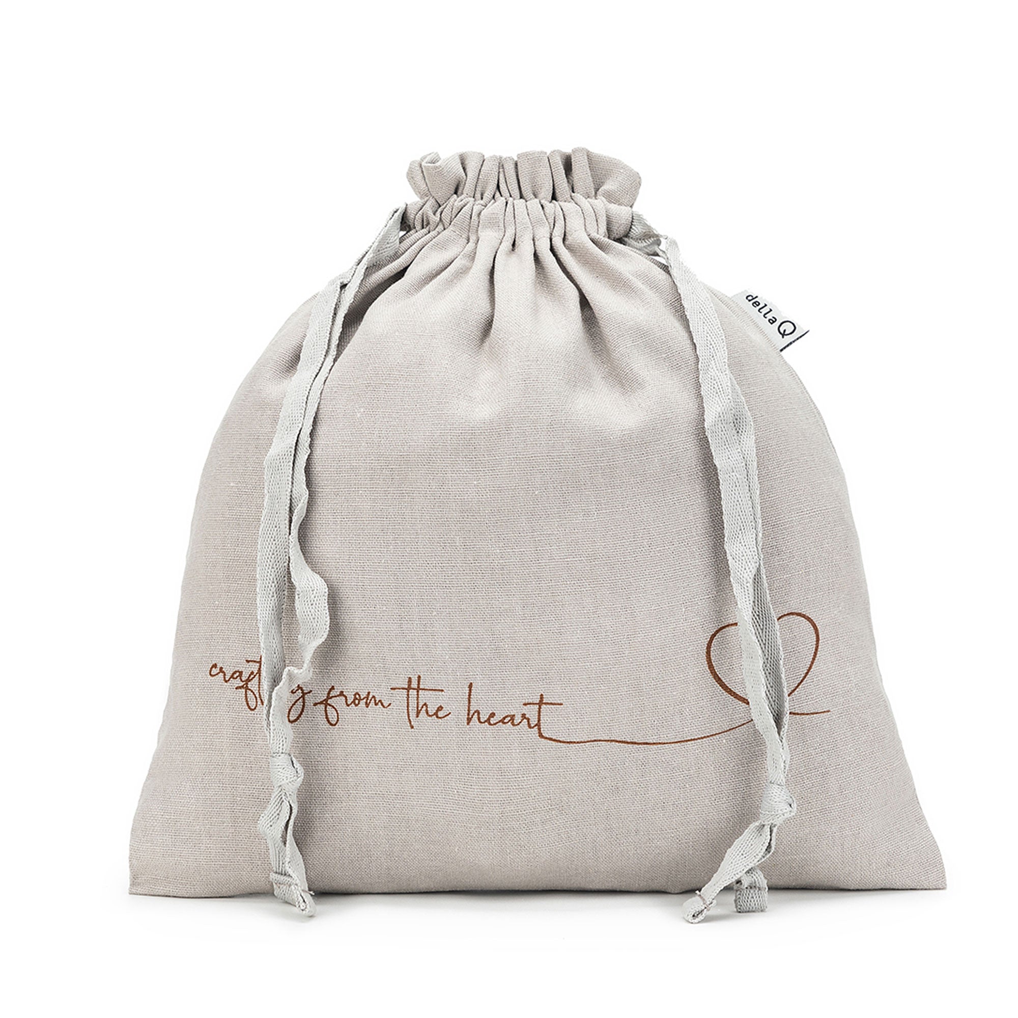 della Q Small Eden Project Bag 115-1 - Charming Linen in Pebble Color