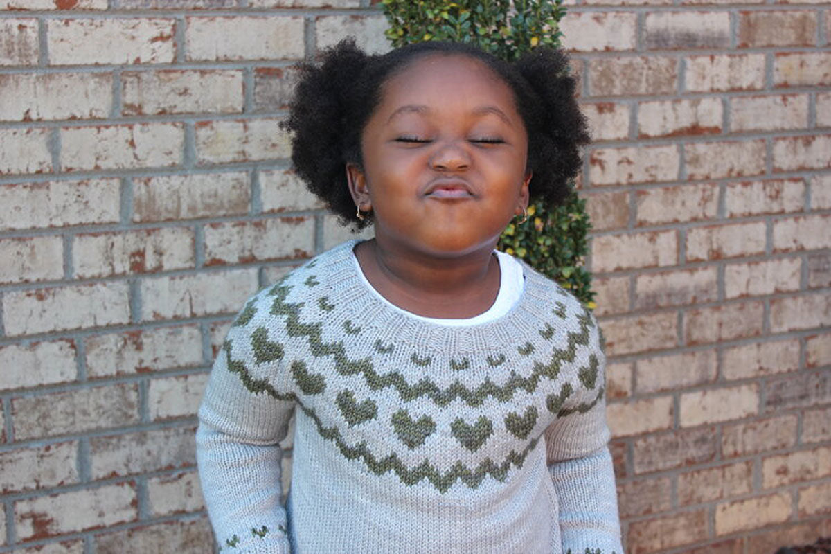 Andrea Mowry Drea Renee Knits Adorable Children's Sweater Patterns - Bean and Olive