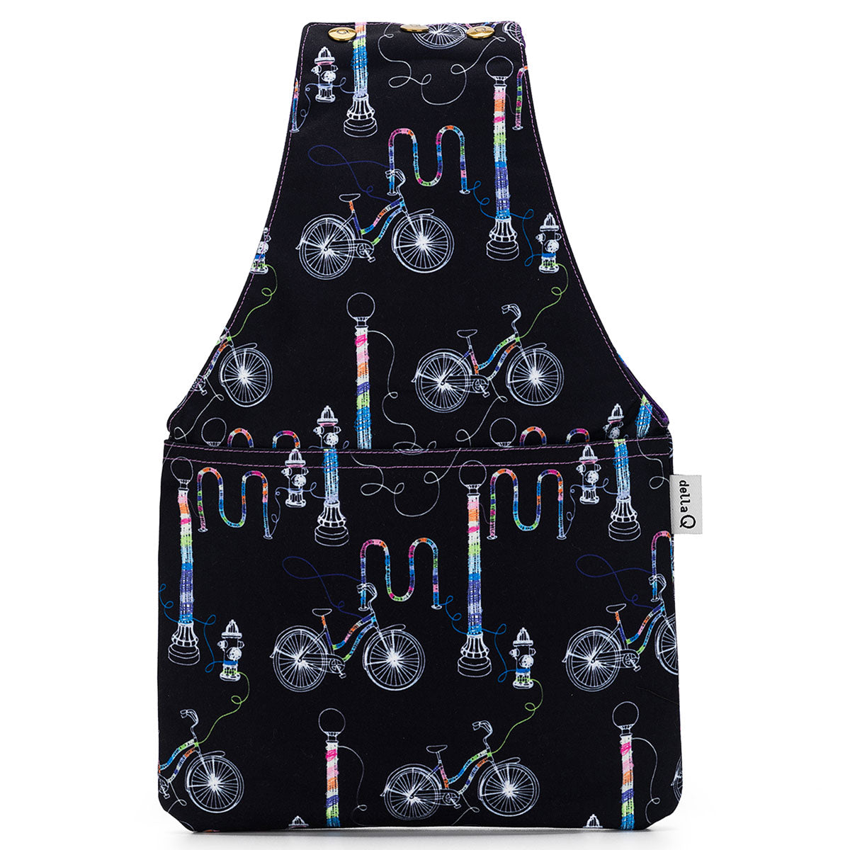 della Q Nora Wrist Bag 1300 - 1: Stylish Fabric Print & Yarn Bombing Collection