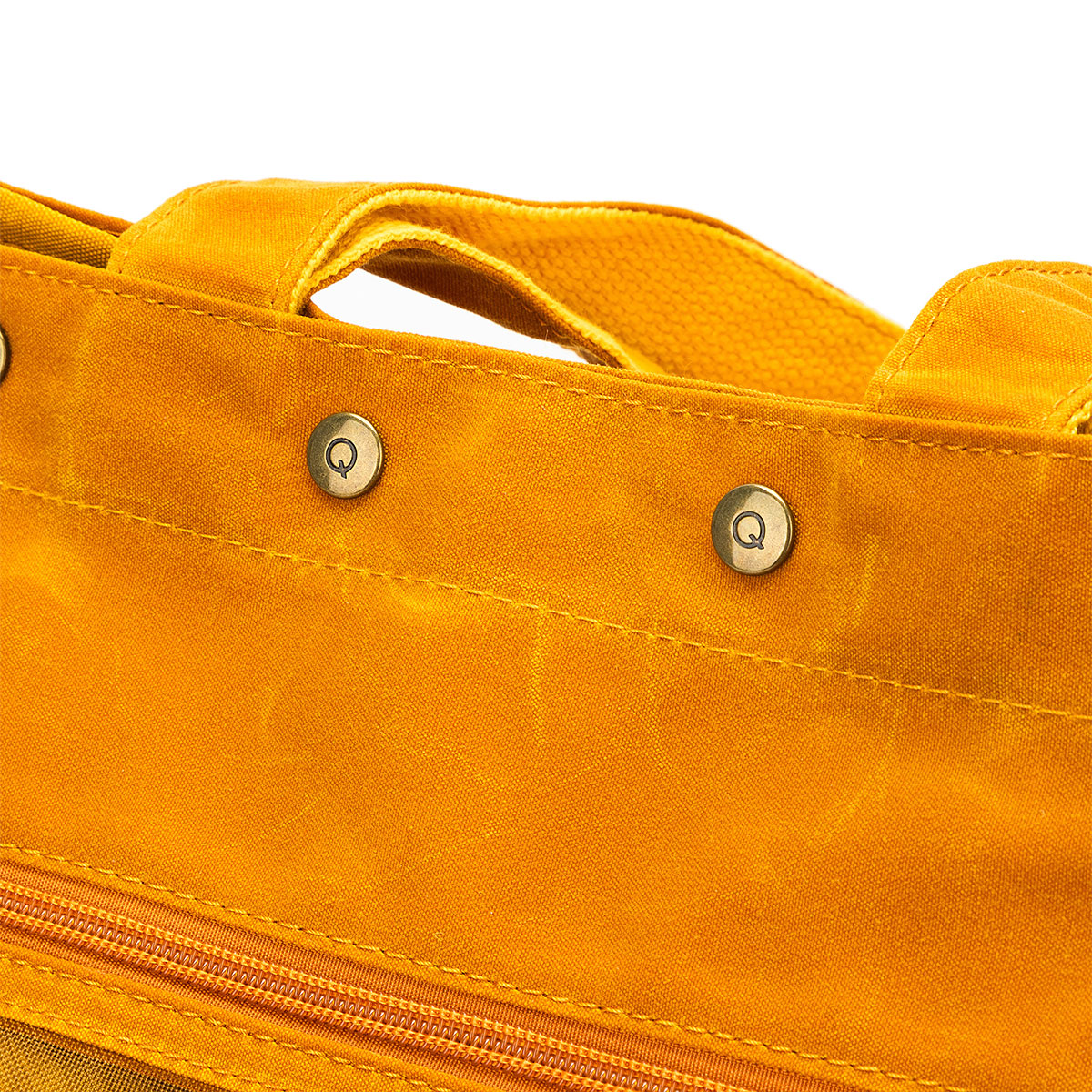 della Q Premium Tall Maker's Mesh Tote in Mustard - Ideal for Crafting