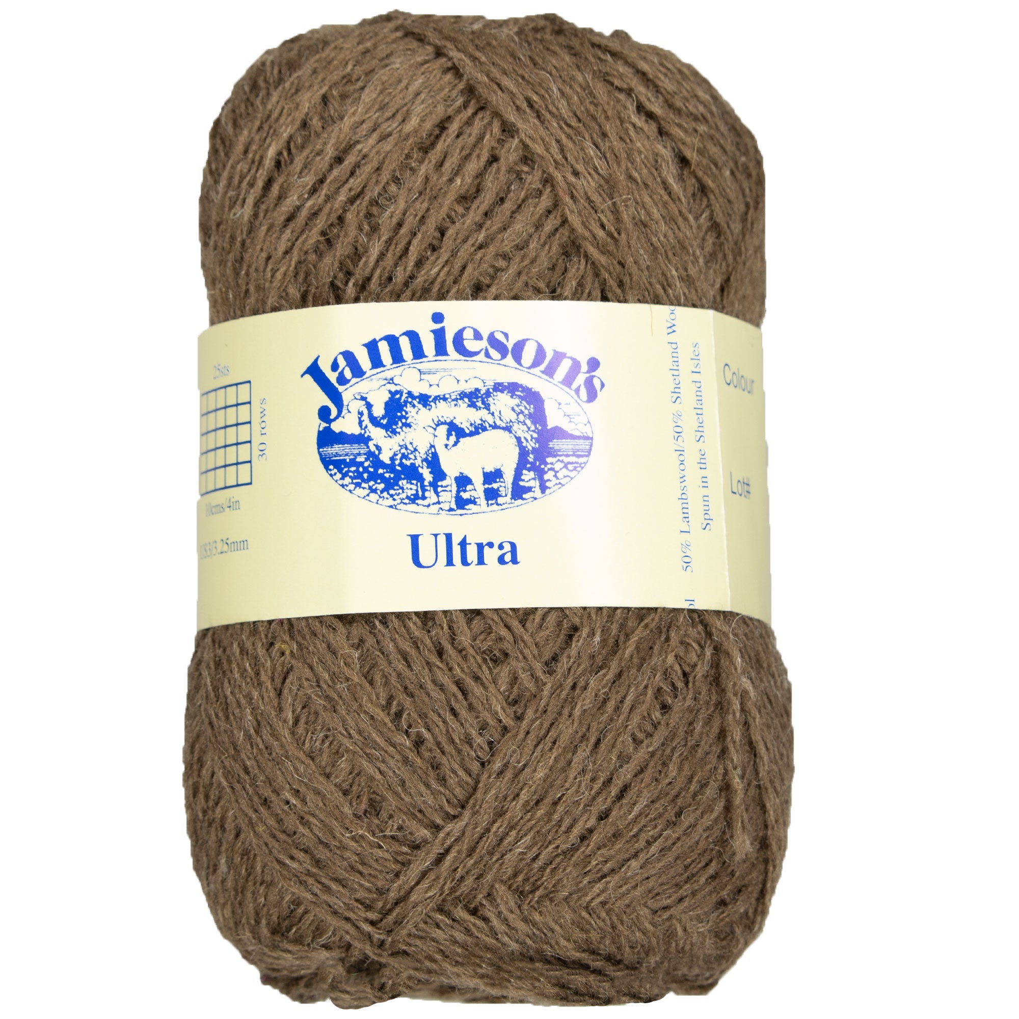 Jamieson's of Shetland Premium Ultra Lace Weight Yarn - 108 Moorit