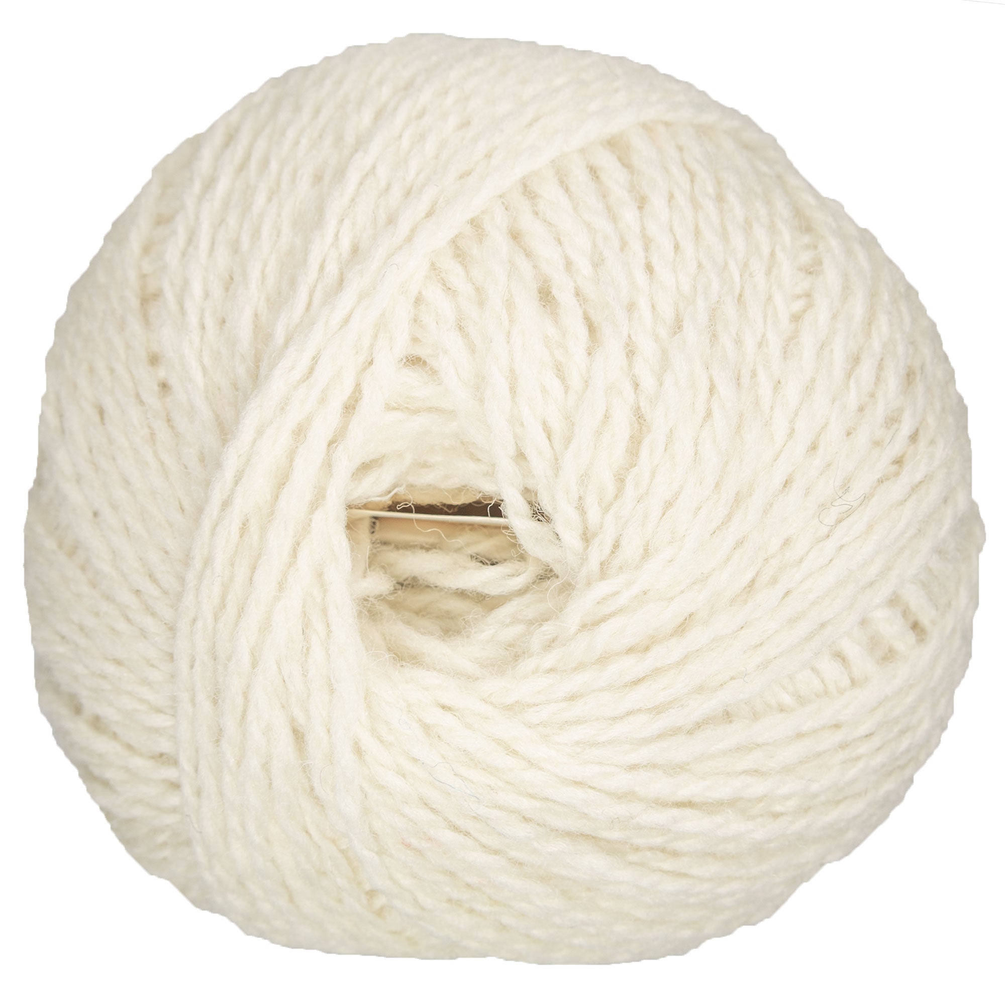 Jamieson's of Shetland Premium Heather Aran Yarn - 104 Natural White for Exquisite Knits
