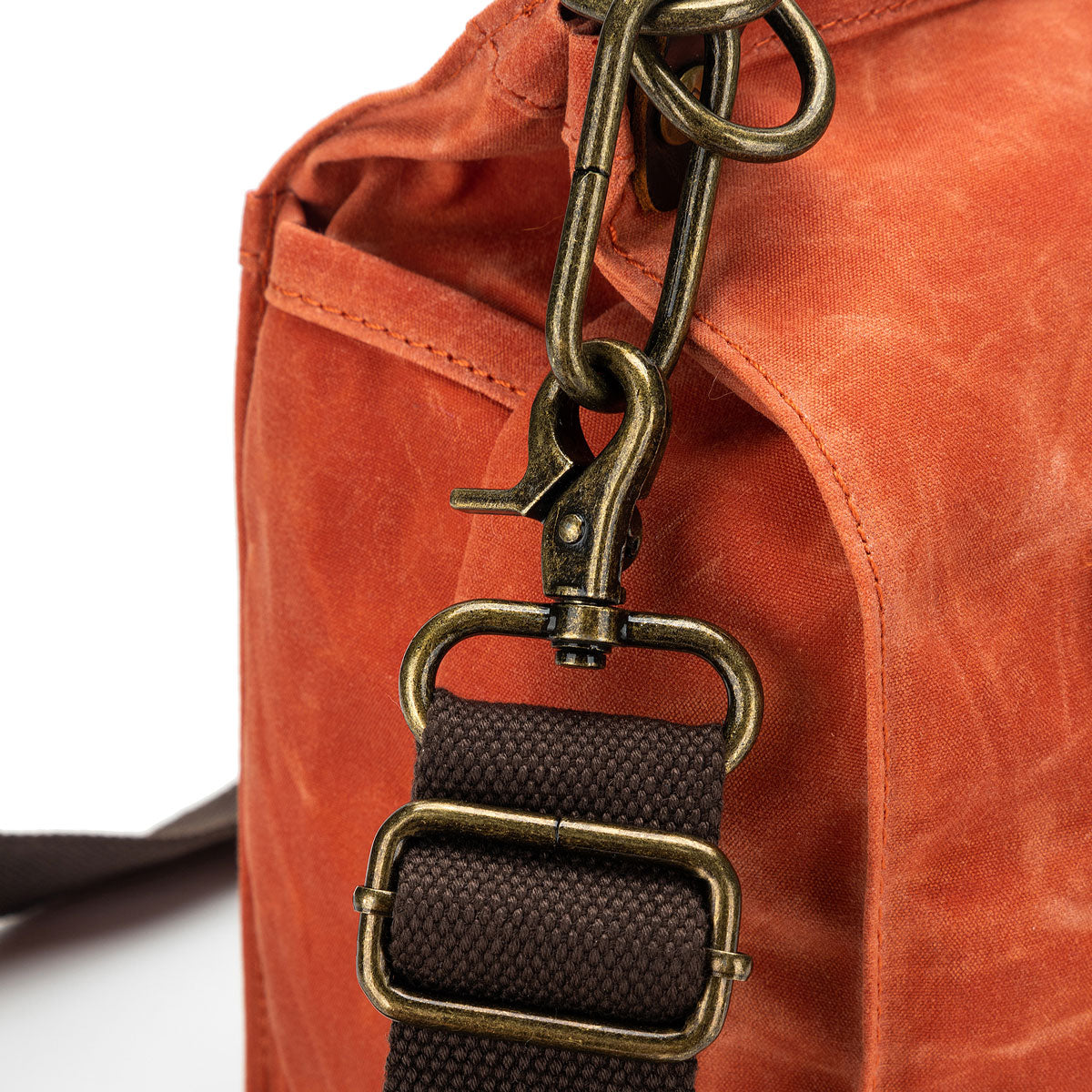 della Q Maker's Orange Canvas Rucksack - The Versatile Crafting Companion