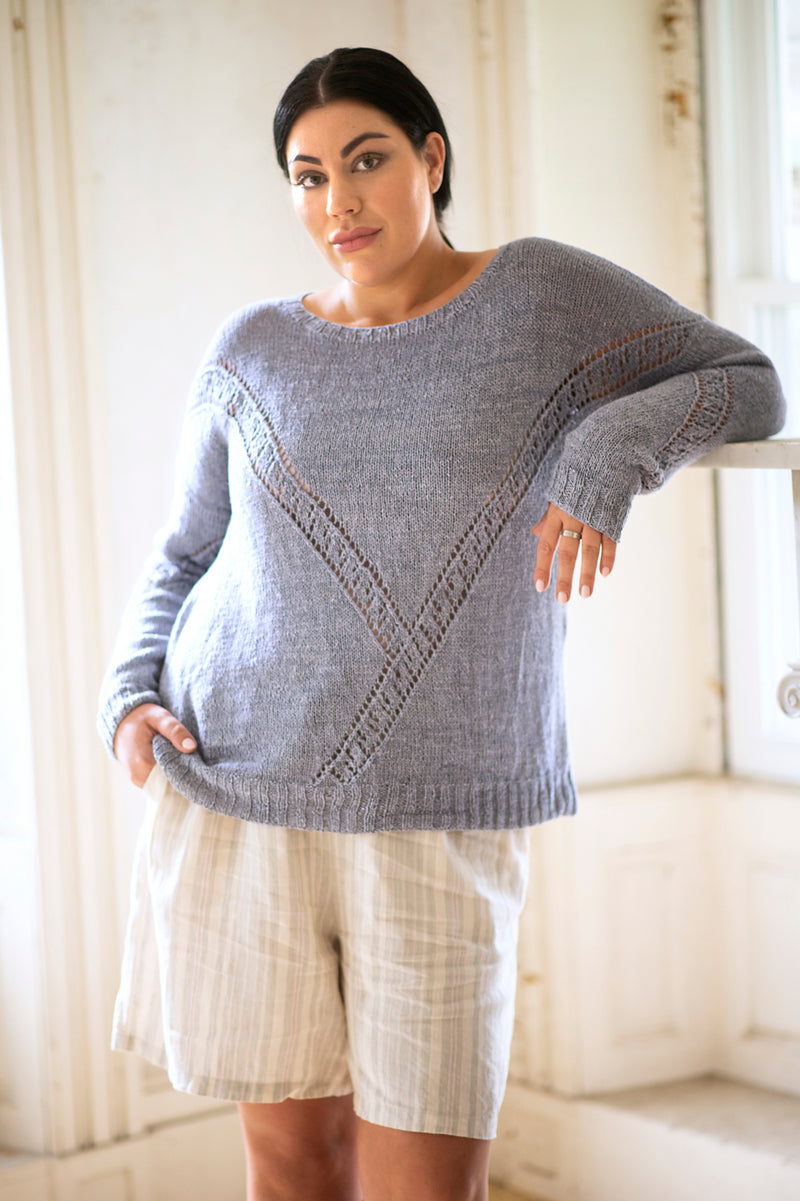 Berroco Linen Stonewash (Indio) - Exclusive Booklet 405 Patterns - Mondego - Instant PDF Download for Stunning Sweaters