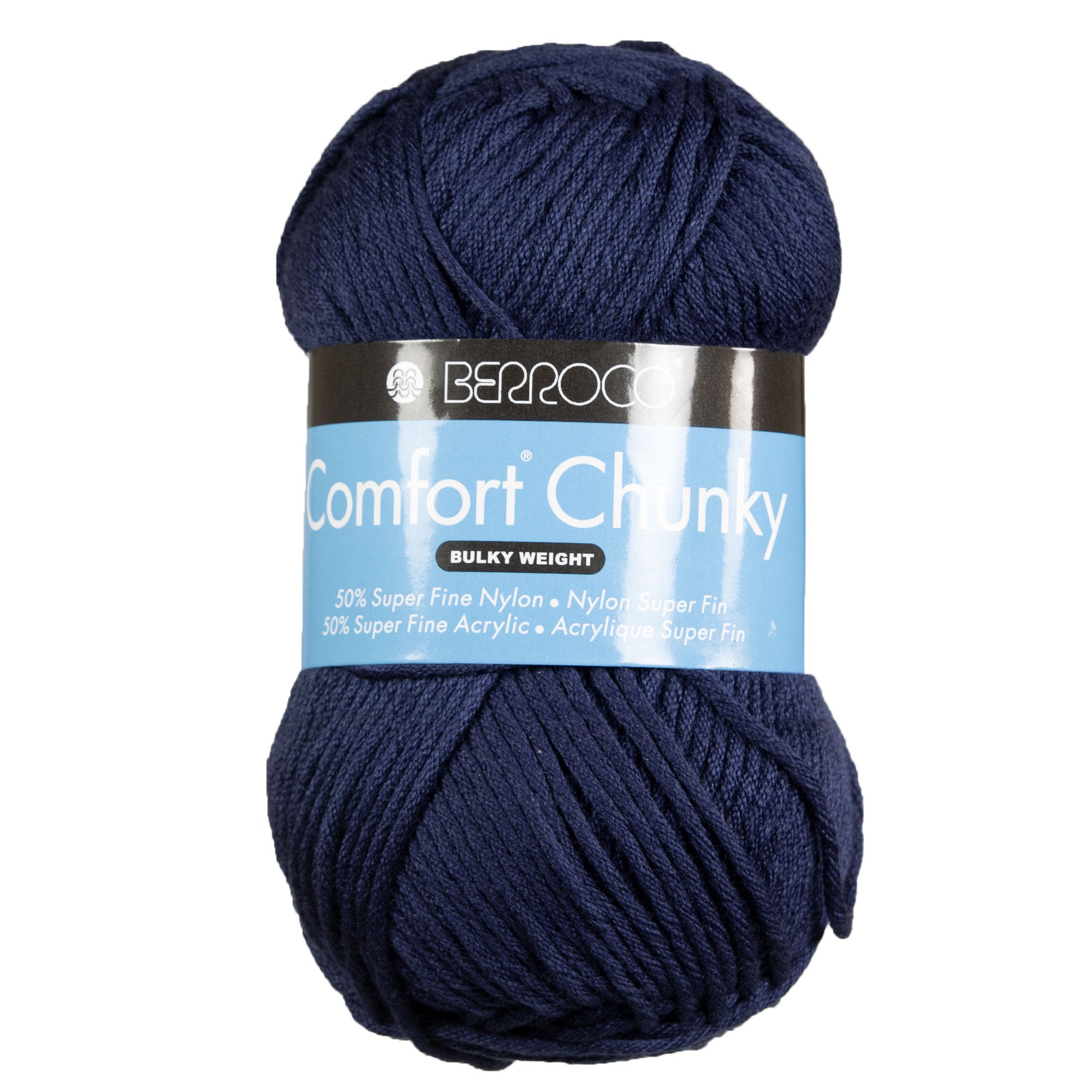 Berroco Comfort Chunky Yarn - 5763 Navy Blue: Ideal for Bulky Knitting Projects