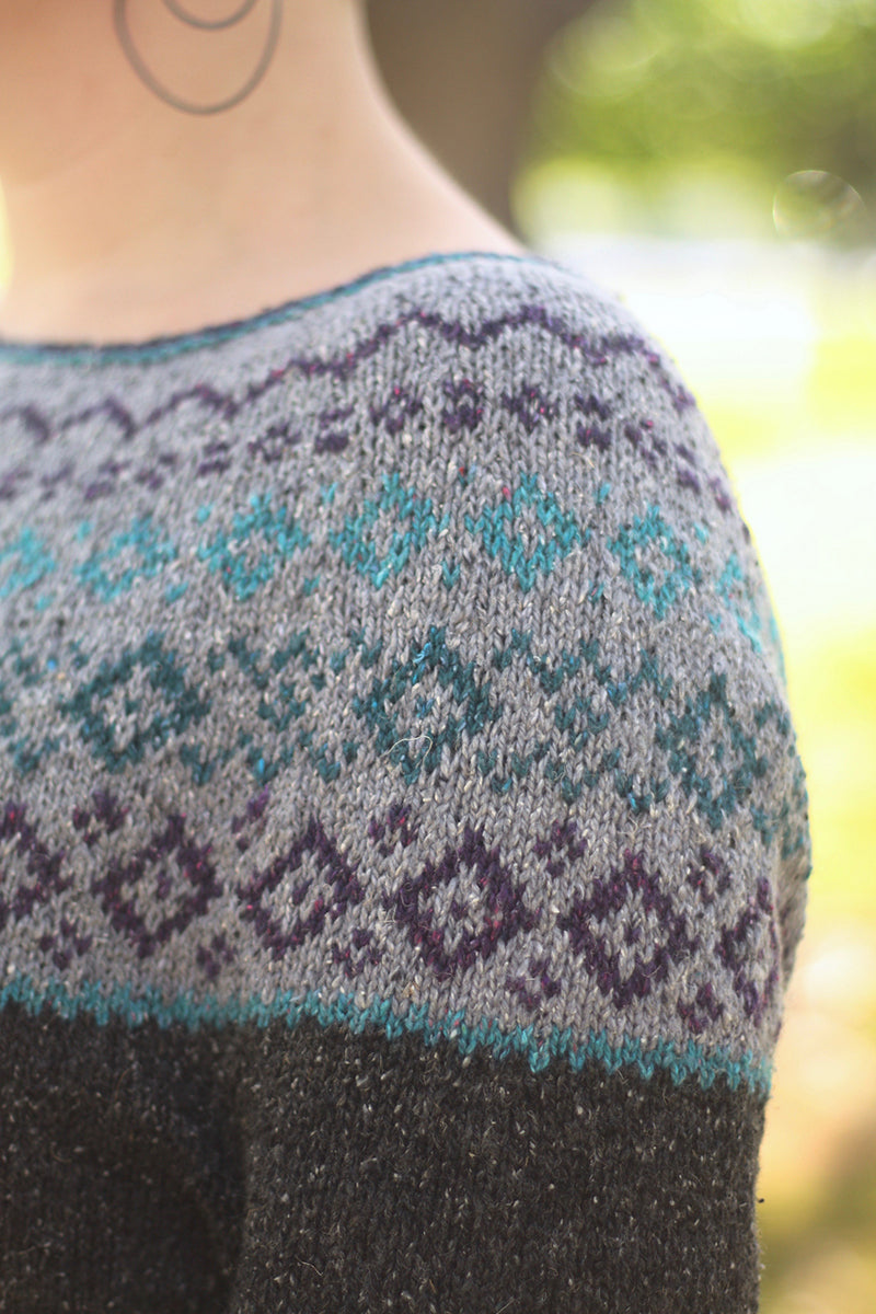Berroco Brenton Point Pullover Knitting Kit - Ideal for Seasonal Wear