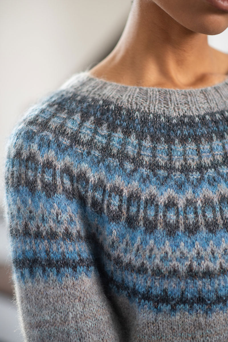 Berroco Booklet 427 - Dulce Patterns - Chiara Colorwork Pullover Pattern - PDF Download