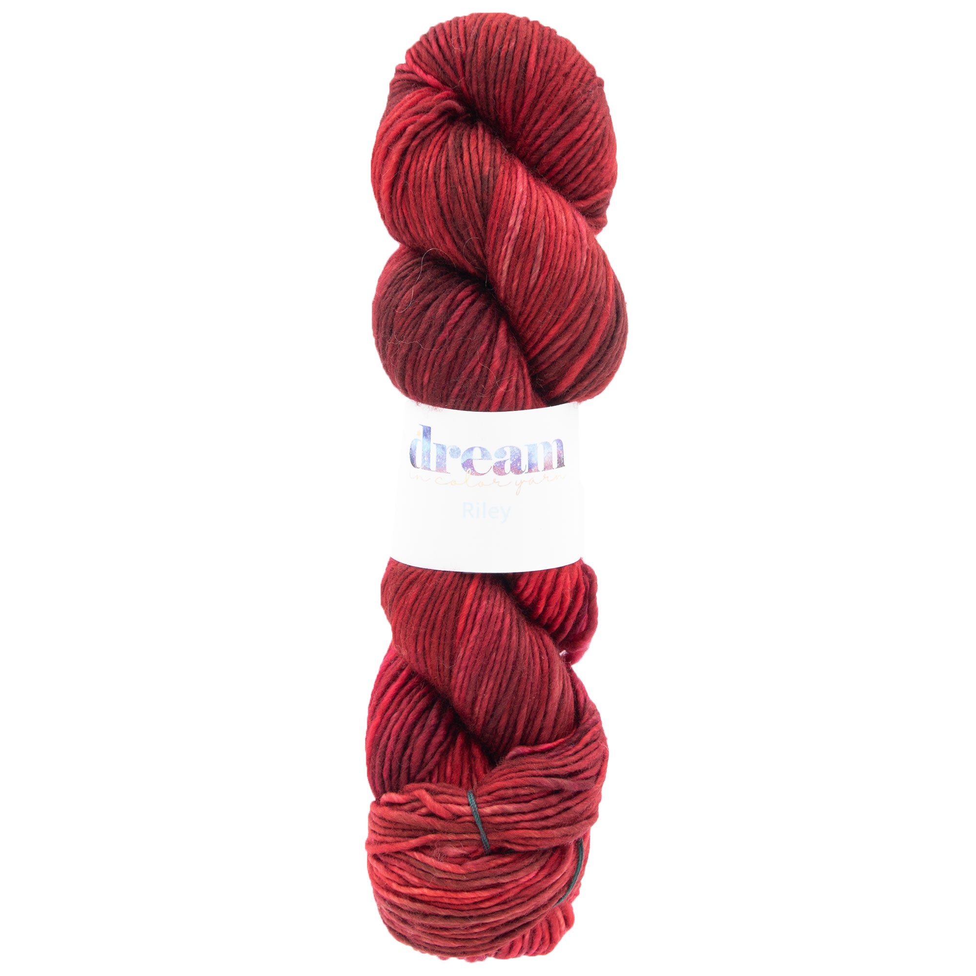 Dream in Color Riley Yarn - Passion: Exquisite Single - Ply Worsted Weight Yarn