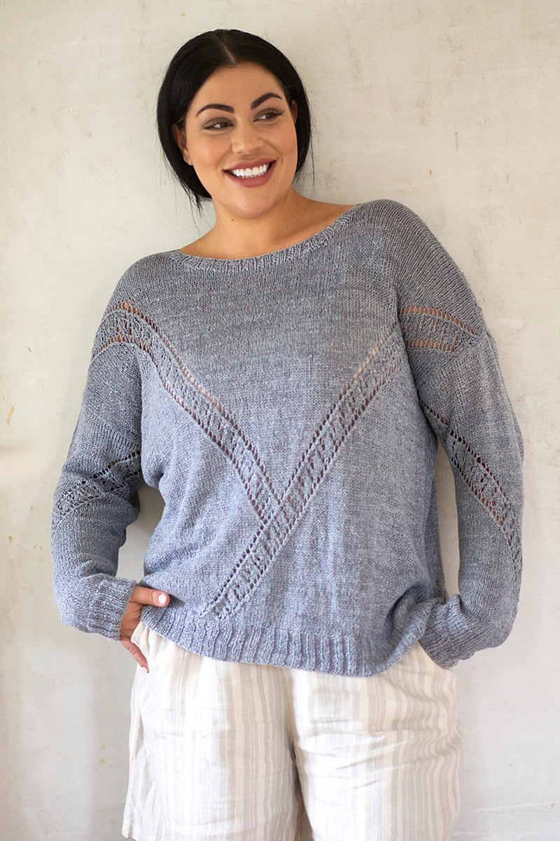 Berroco Linen Stonewash (Indio) - Exclusive Booklet 405 Patterns - Mondego - Instant PDF Download for Stunning Sweaters
