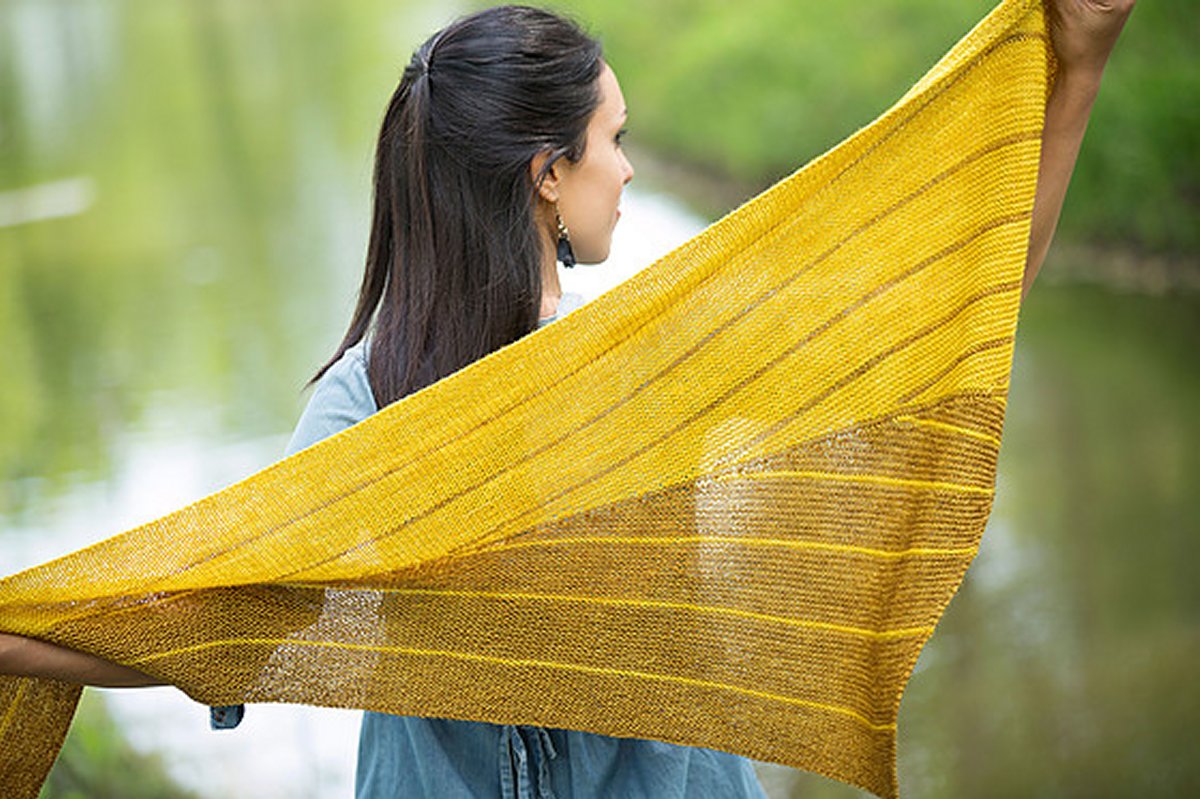 Dream in Color Smooshy At Dawn Stunning Shawl Knitting Kit