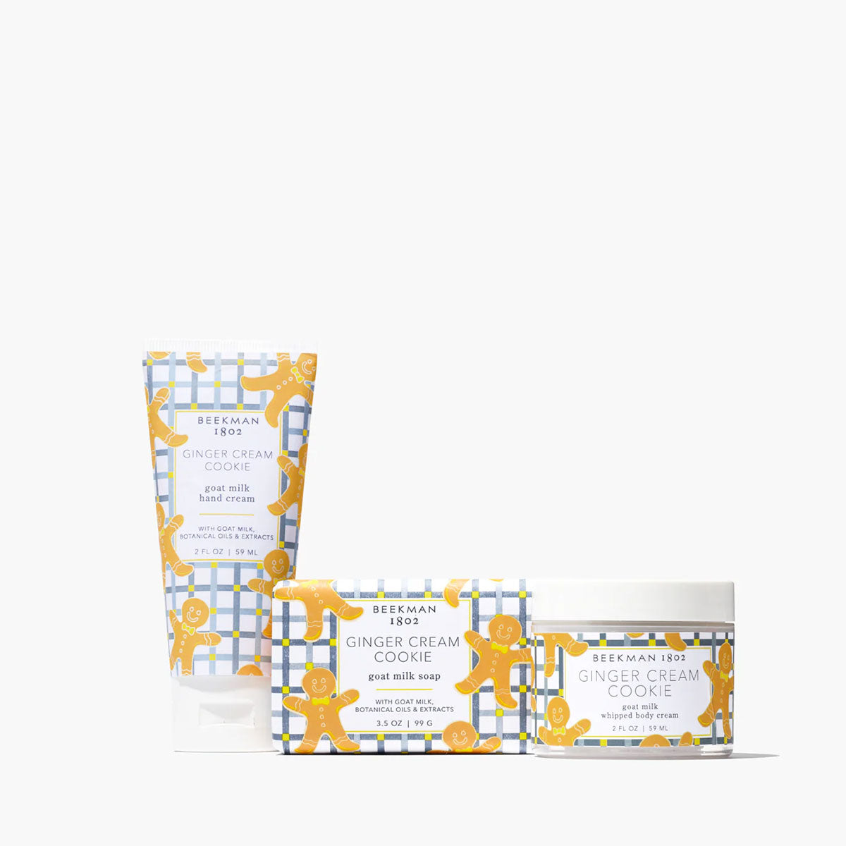 Beekman 1802 Ginger Cream Cookie Luxury Travel Gift Sets