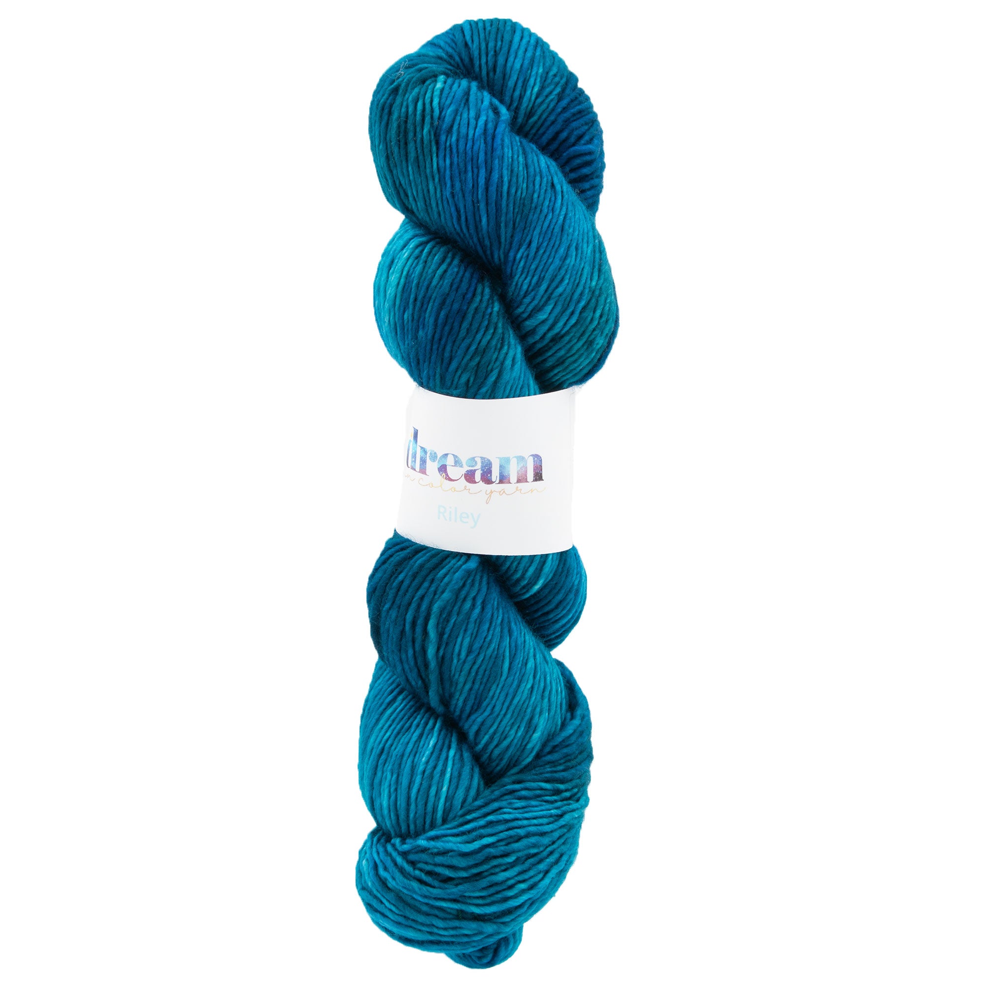 Dream in Color Riley Yarn - Bluefish: Soft and Durable Worsted Weight Yarn