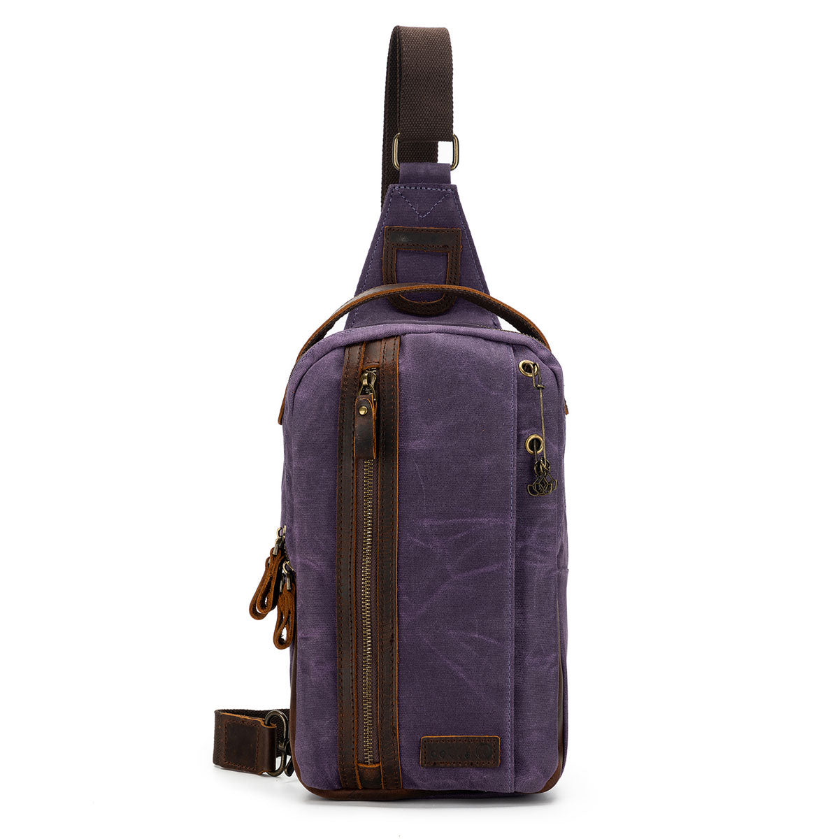 della Q Maker's Mini Purple Messenger: Stylish & Portable