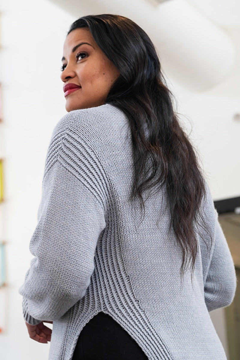 Berroco Merino 401 Patterns - Stylish Pilaster Tunic Knitting Pattern - PDF Download