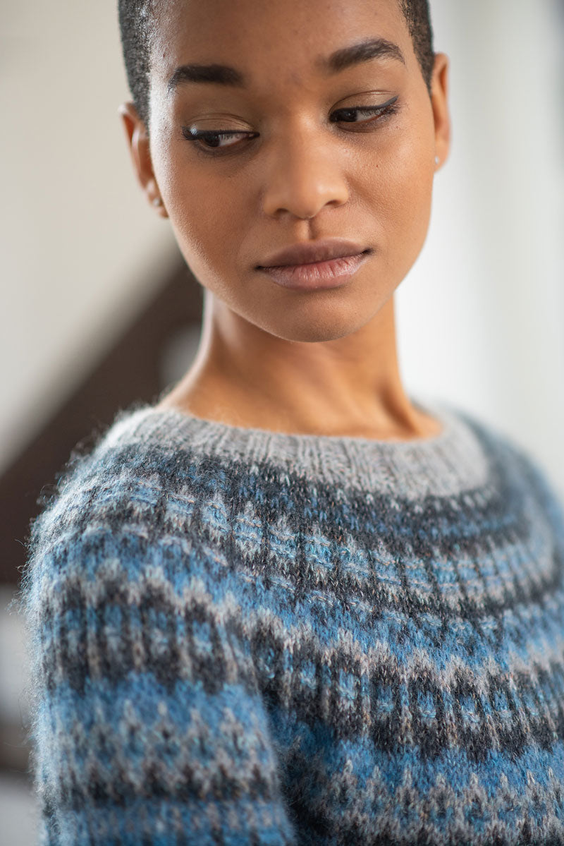Berroco Booklet 427 - Dulce Patterns - Chiara Colorwork Pullover Pattern - PDF Download