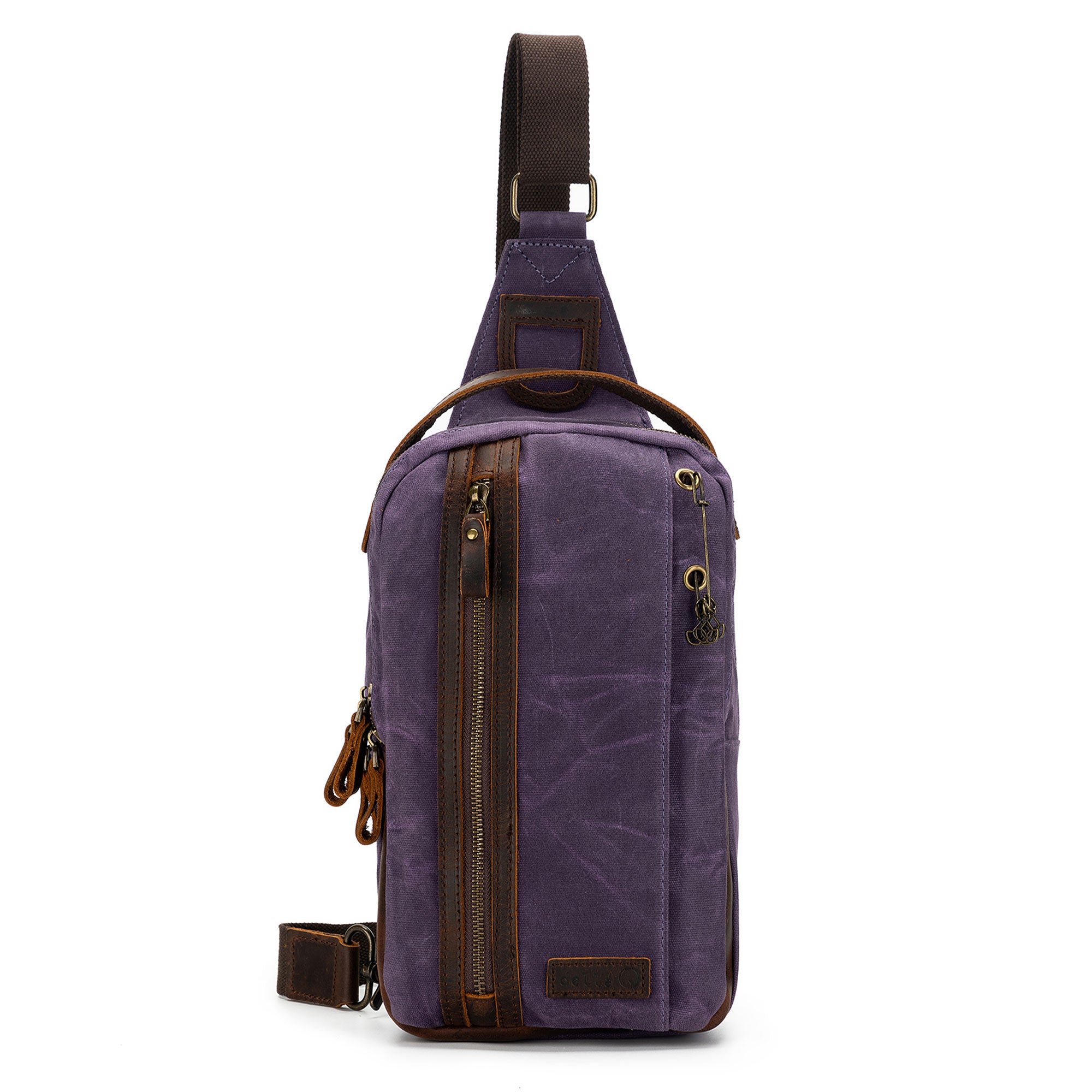 della Q Maker's Mini Purple Messenger: Stylish & Portable