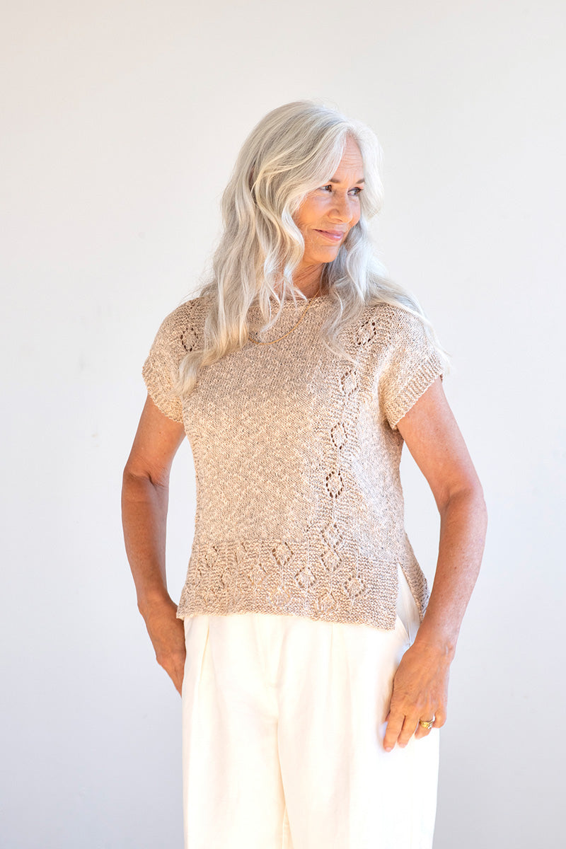 Berroco Meraki Patterns - Varya Tee - Springtime Knitting PDF Download