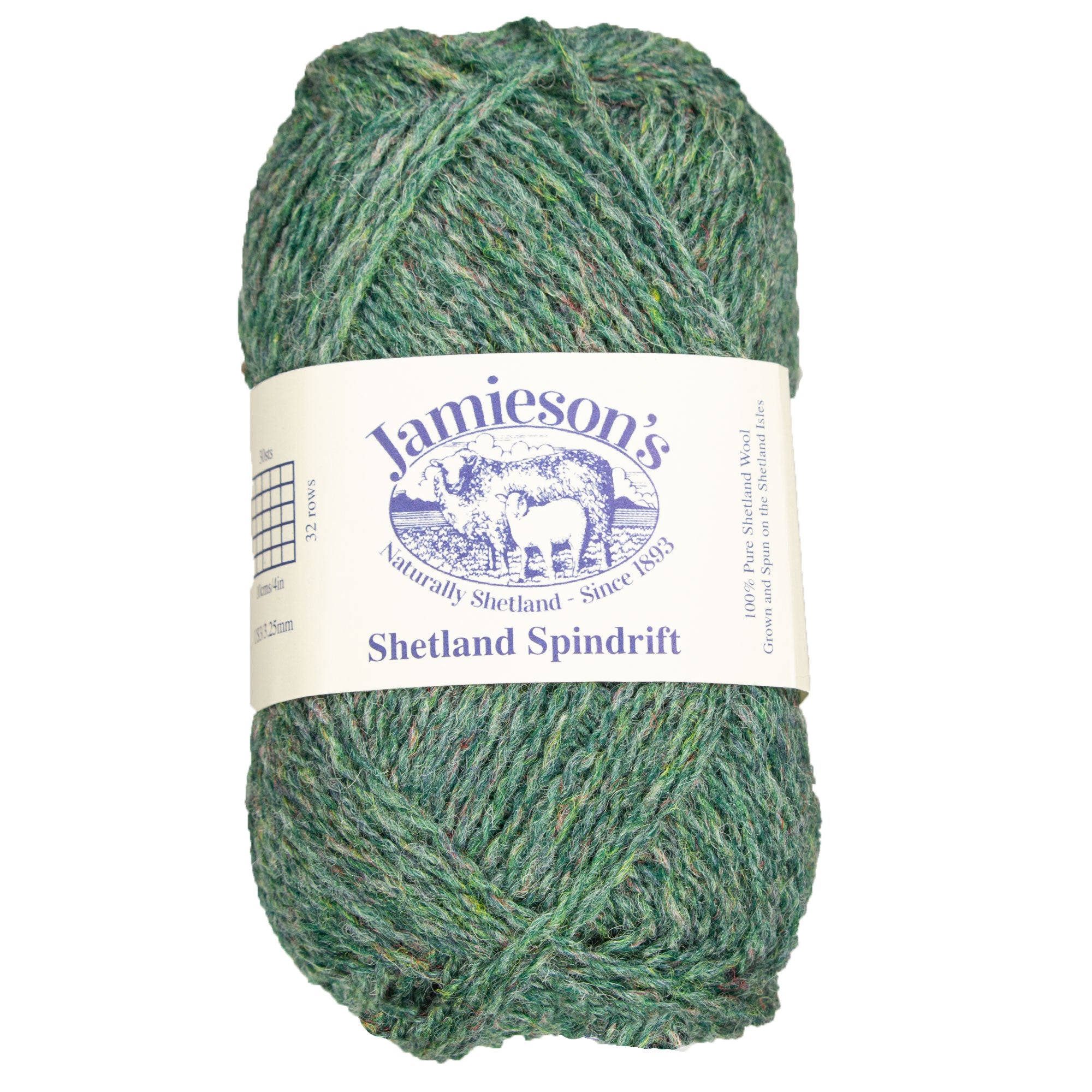 Jamieson's of Shetland Premium Spindrift Yarn - 144 Turf
