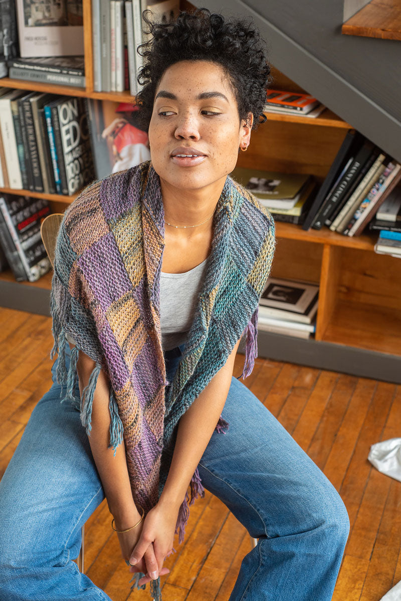Berroco Booklet 428 - Exclusive Topaz Patterns for Marit Shawl - Instant PDF Download