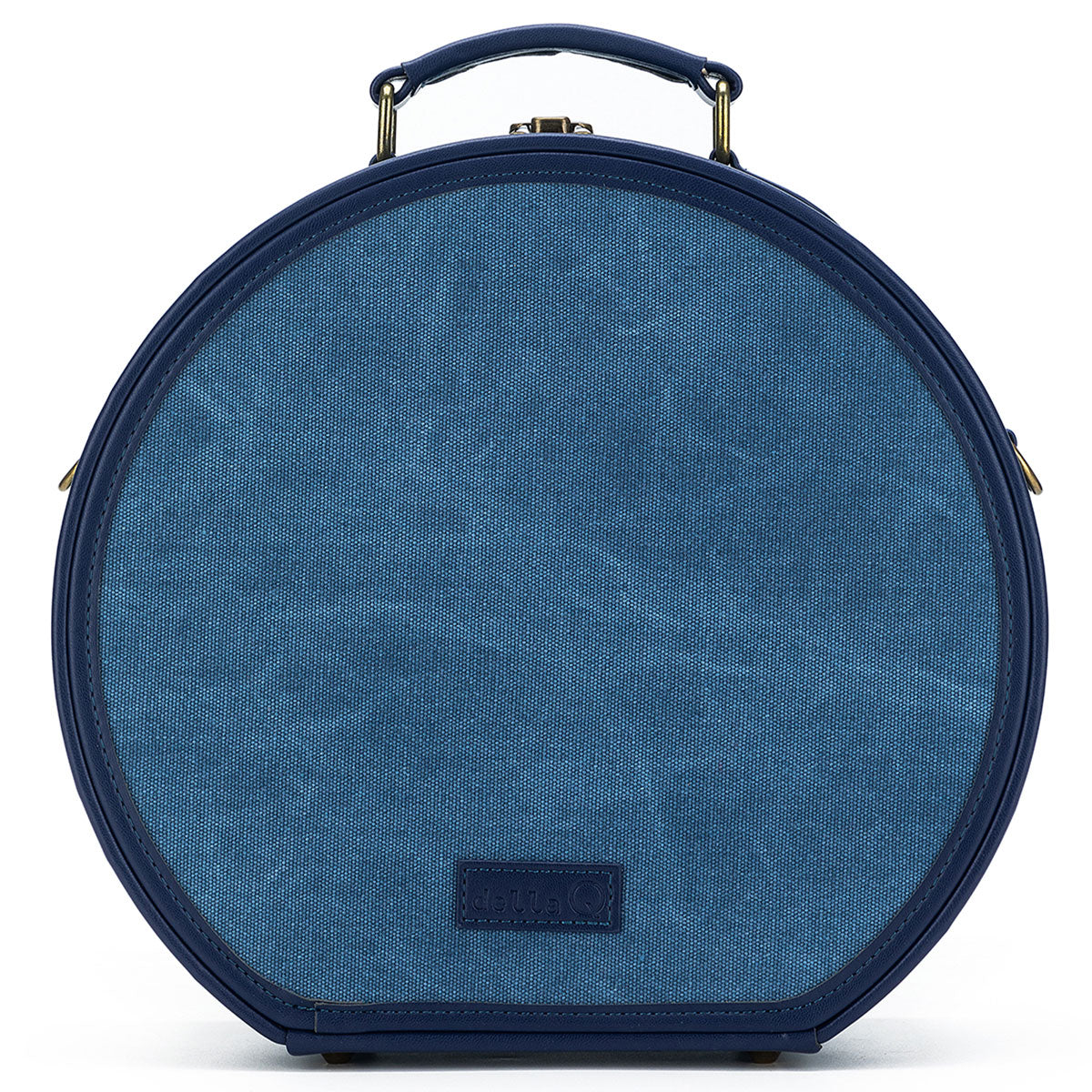 della Q Premium Maker's Hat Box in Indigo - Ideal for Knitting and Crochet
