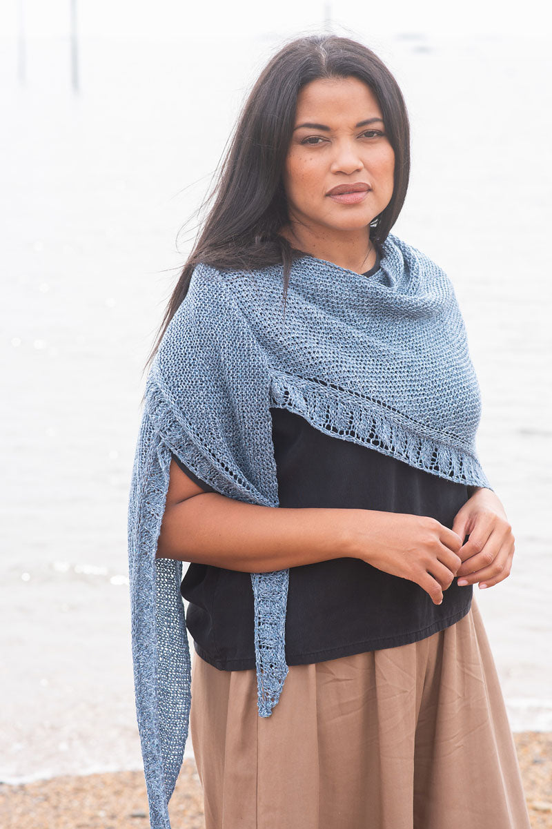 Berroco Booklet 423 - Chai Patterns - Iris Shawl PDF Download - Perfect Summer Knit