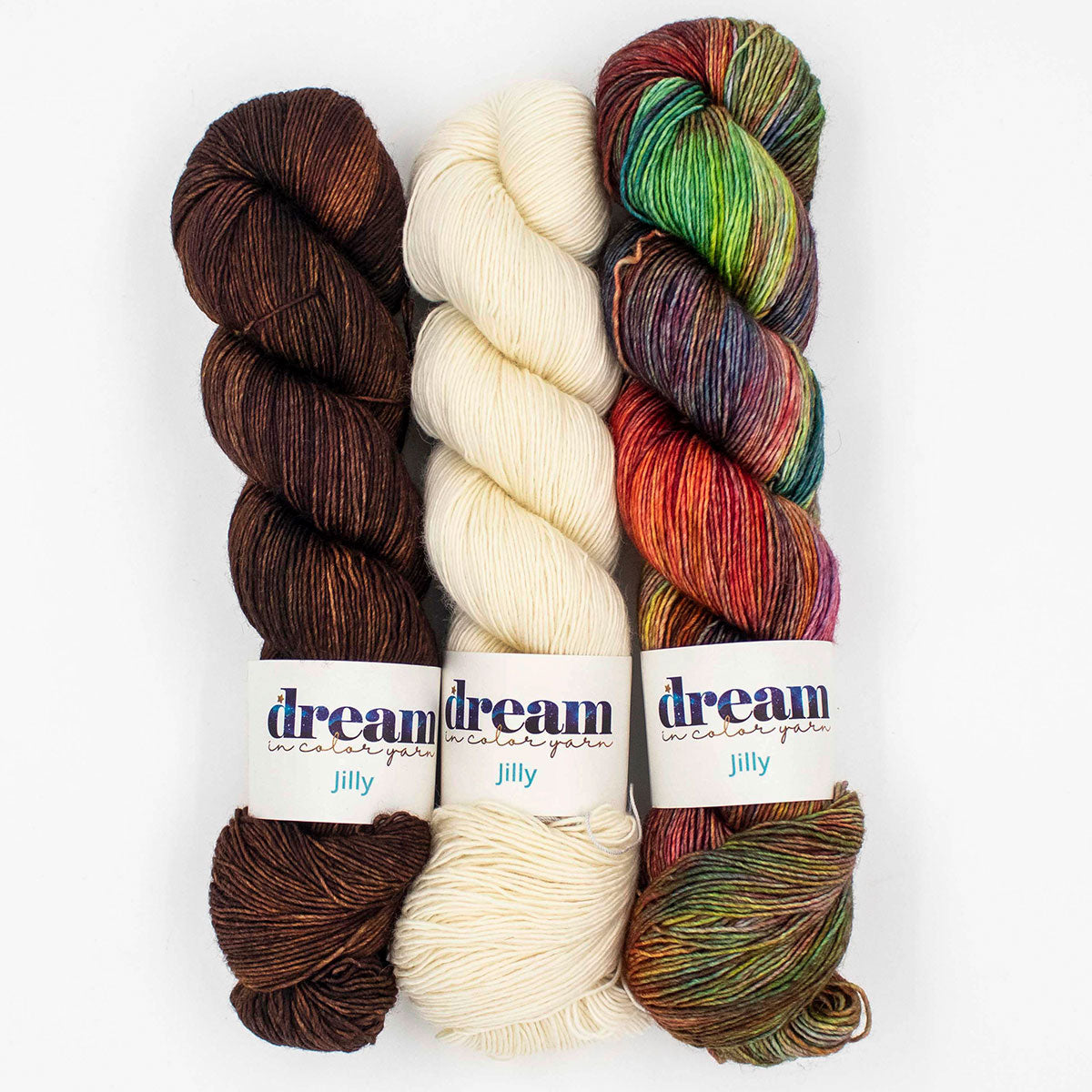 Dream in Color Jilly Shawl Kits - Stunning Autumn Ember Hues
