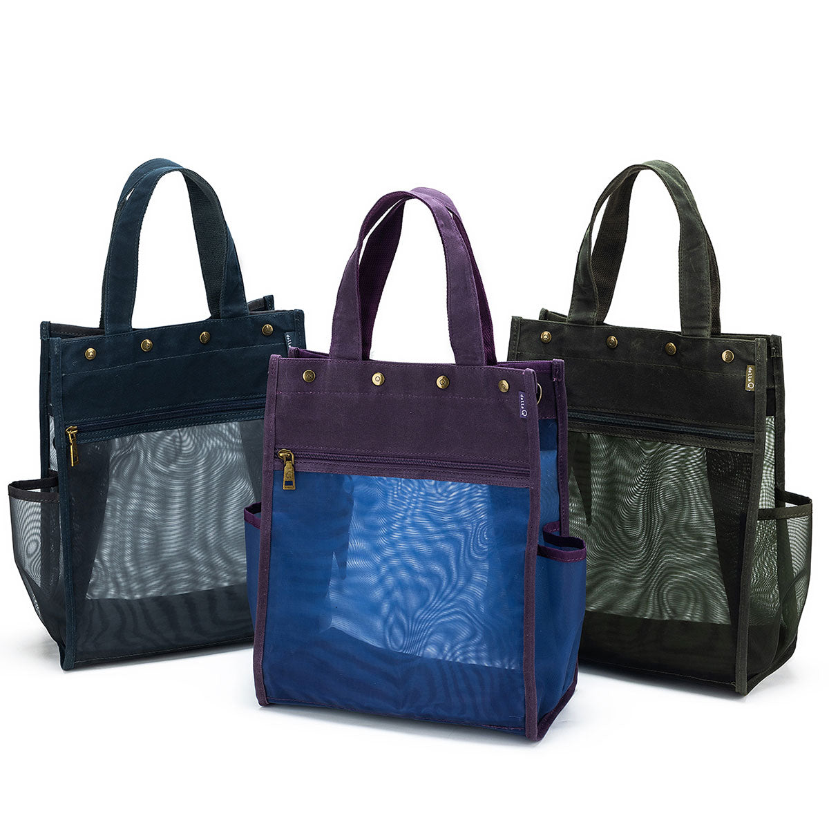 della Q Maker's Purple Tall Mesh Tote - Ideal for Crafting