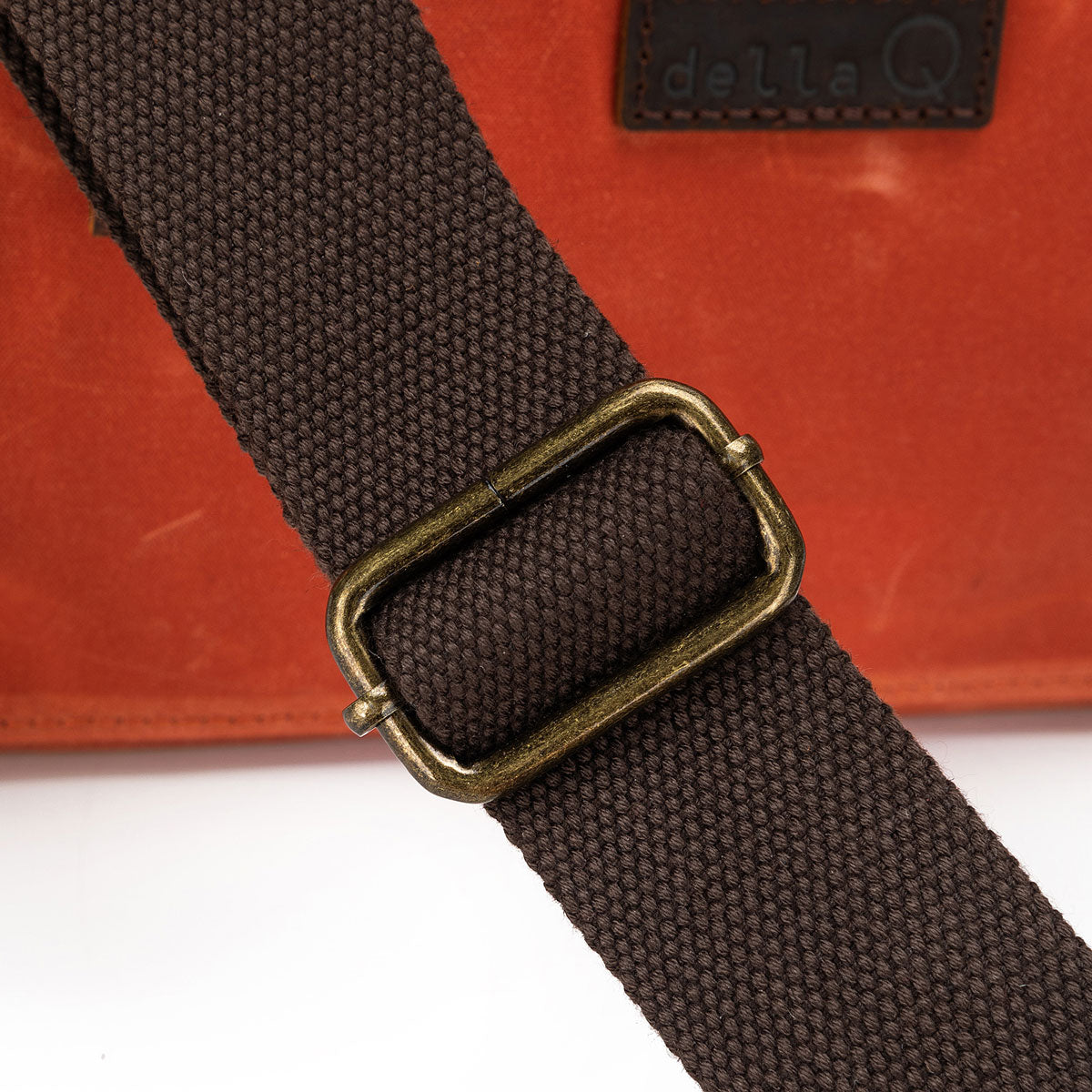 della Q Maker's Orange Canvas Rucksack - The Versatile Crafting Companion