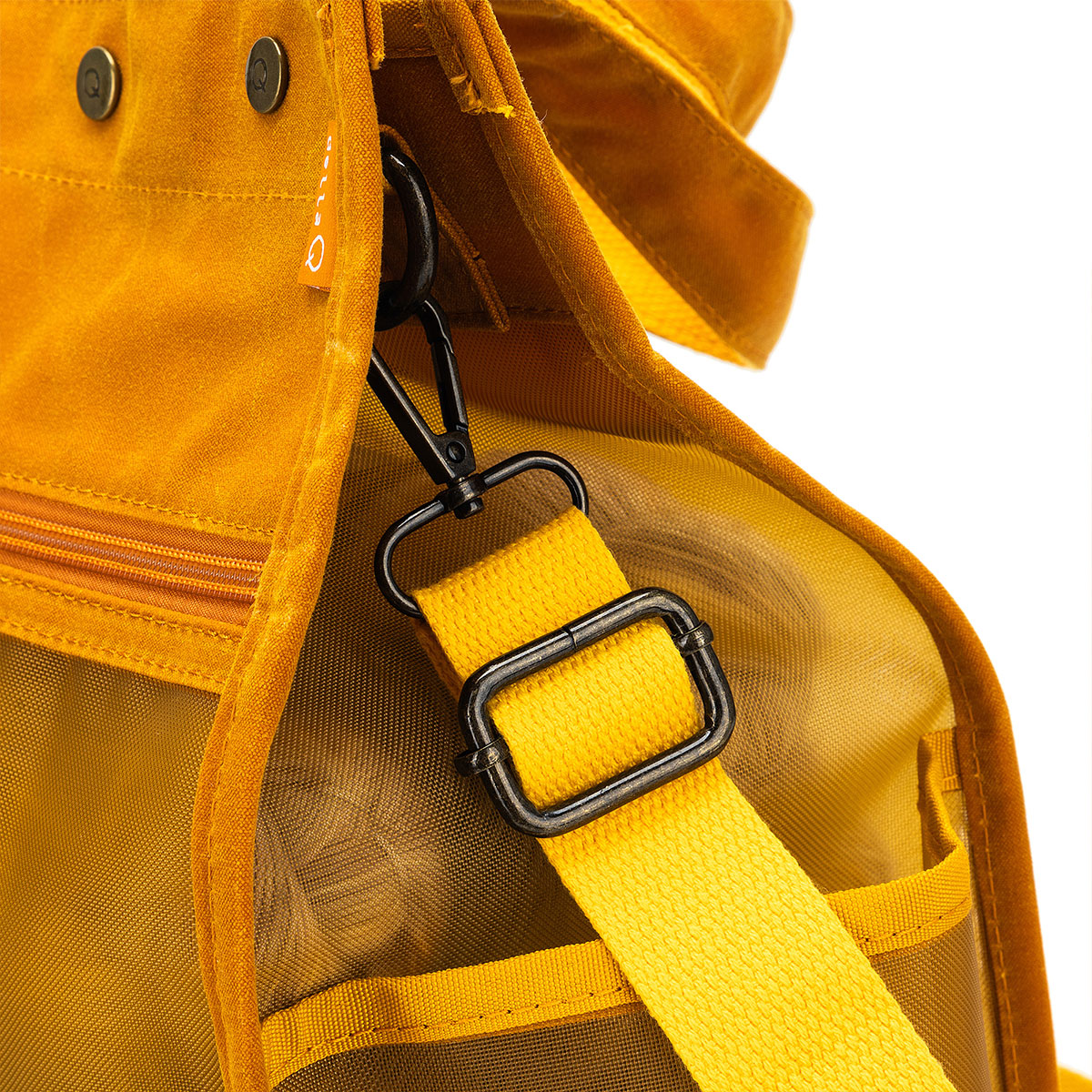 della Q Premium Tall Maker's Mesh Tote in Mustard - Ideal for Crafting