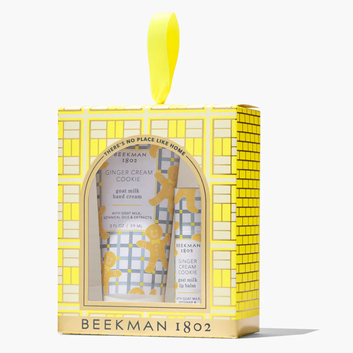 Beekman 1802 Luxurious Goat Milk Hand Cream and Lip Balm Set - Ginger Cream Cookie Scent