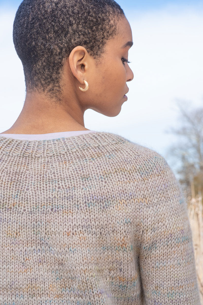 Berroco Aerial and Aerial Color Patterns - Fryda Cardigan PDF Download for Knitters