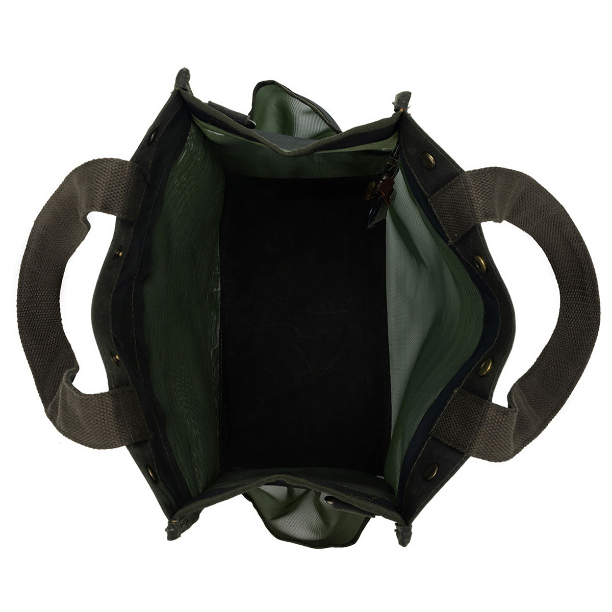della Q Premium Tall Maker's Mesh Tote - Olive for Crafting Enthusiasts