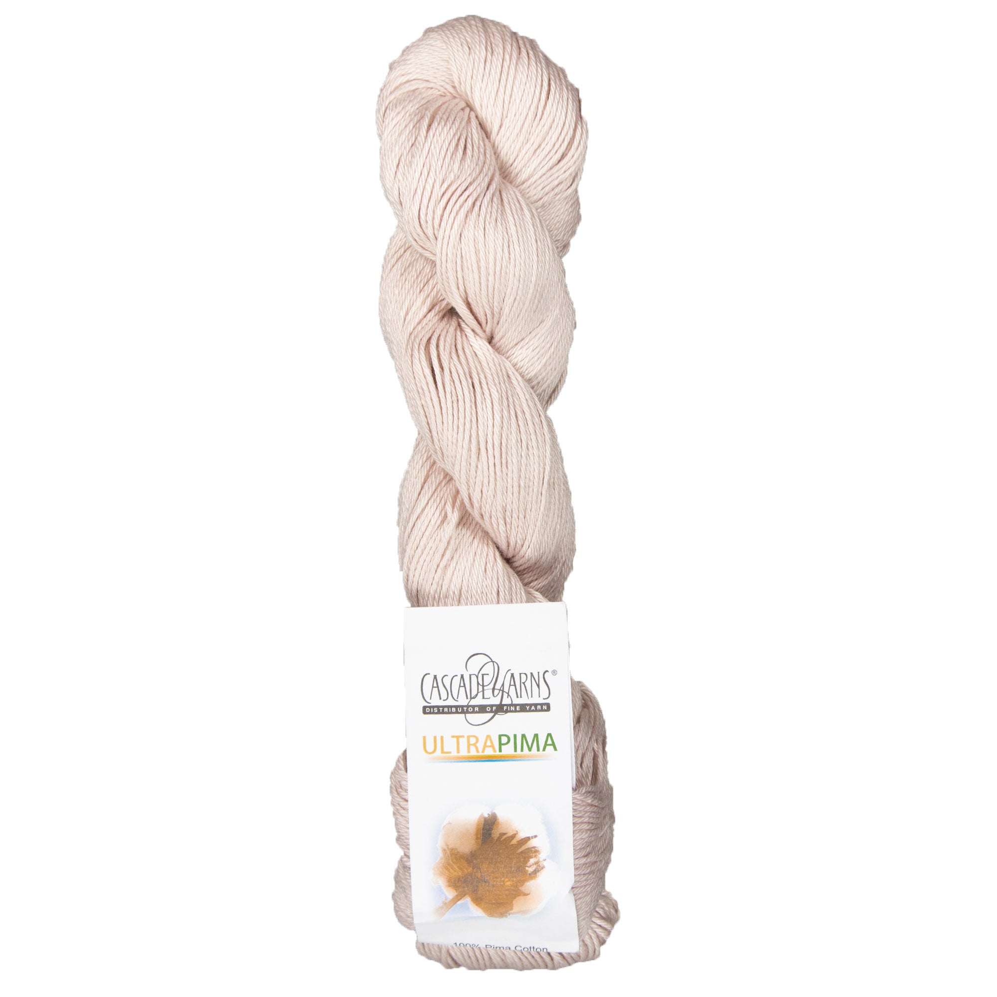 Cascade Yarns Ultra Pima DK-Weight Yarn - 3854 Shell for Spring and Summer Projects