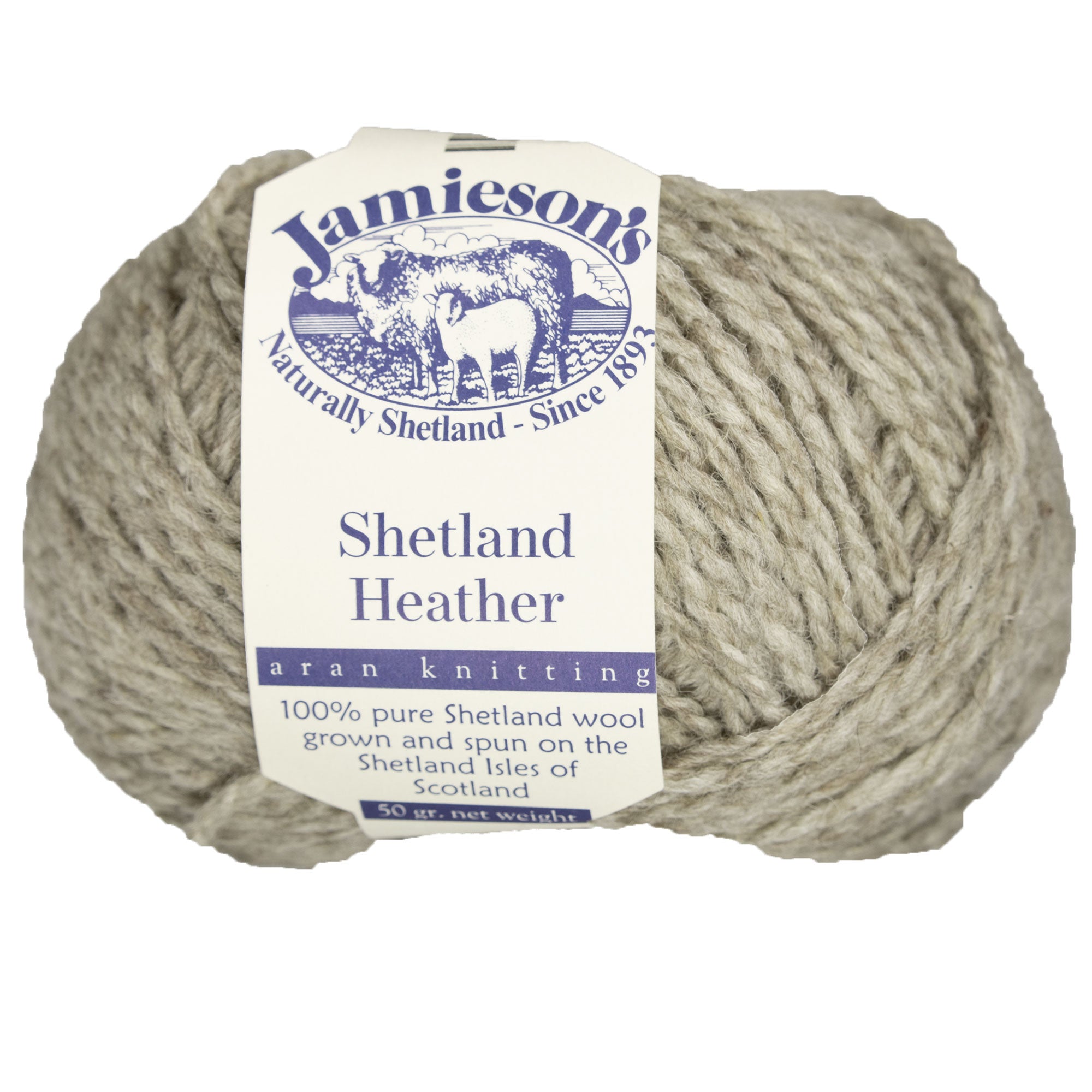 Jamieson's of Shetland Exquisite Heather Aran Yarn - 106 Mooskit