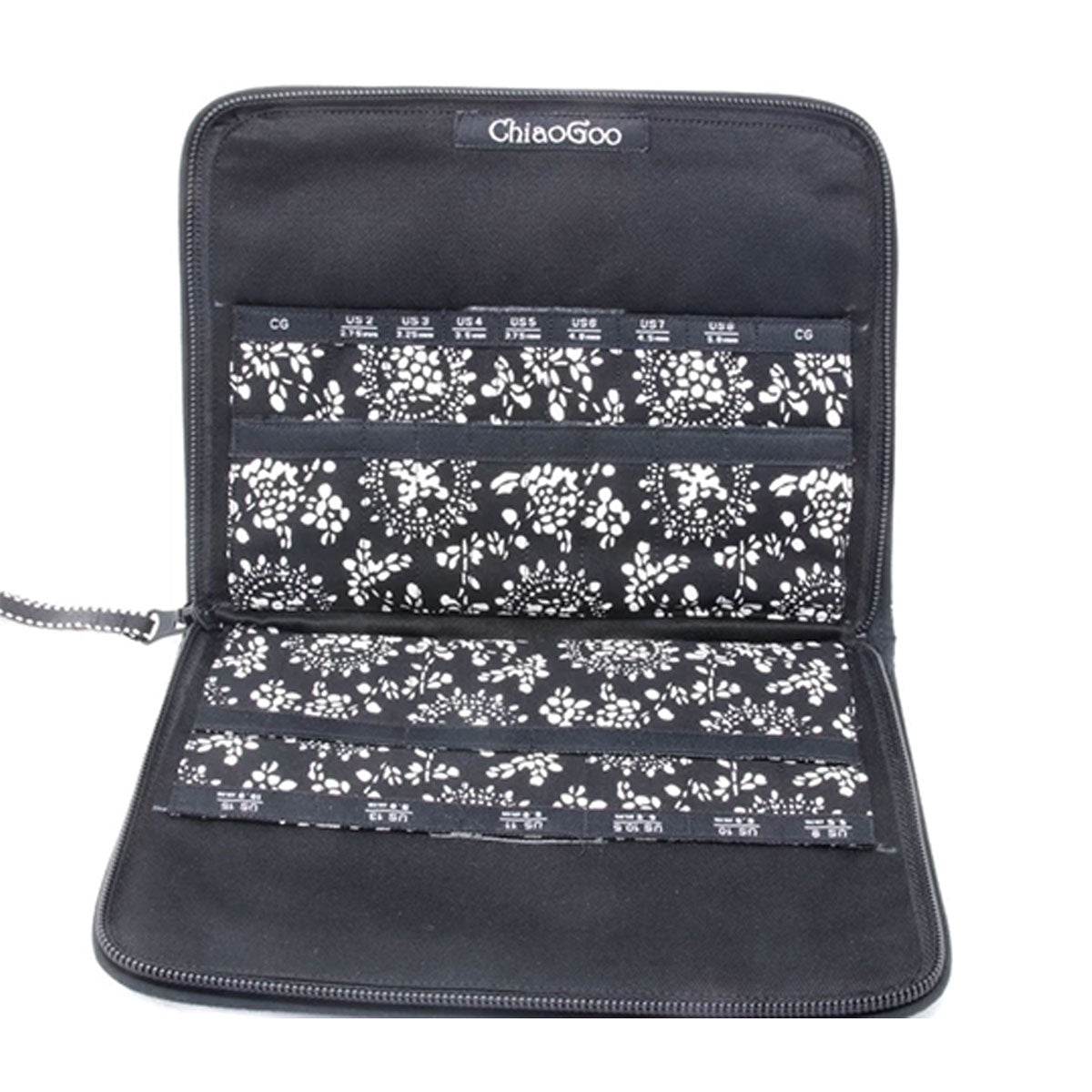 ChiaoGoo Premium Interchangeable Needle Case - Stylish Soft Cotton Fabric Case