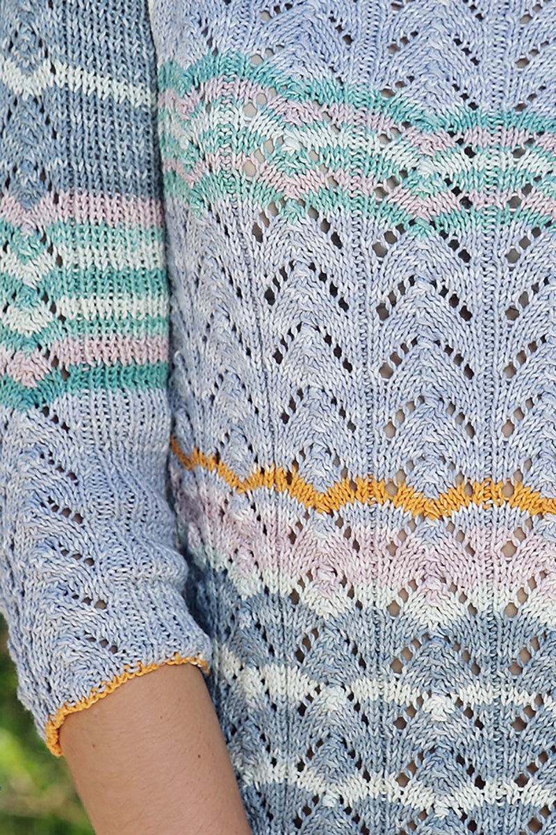 Adriafil Pattern Collection: #3350 Stunning Pullover Pattern - PDF Download, Sizes S (M, L, XL)