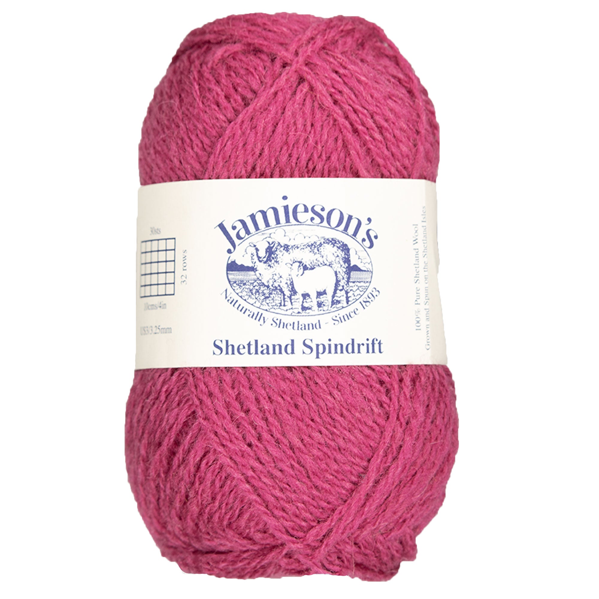 Jamieson's of Shetland Premium Spindrift Yarn - 575 Lipstick Color