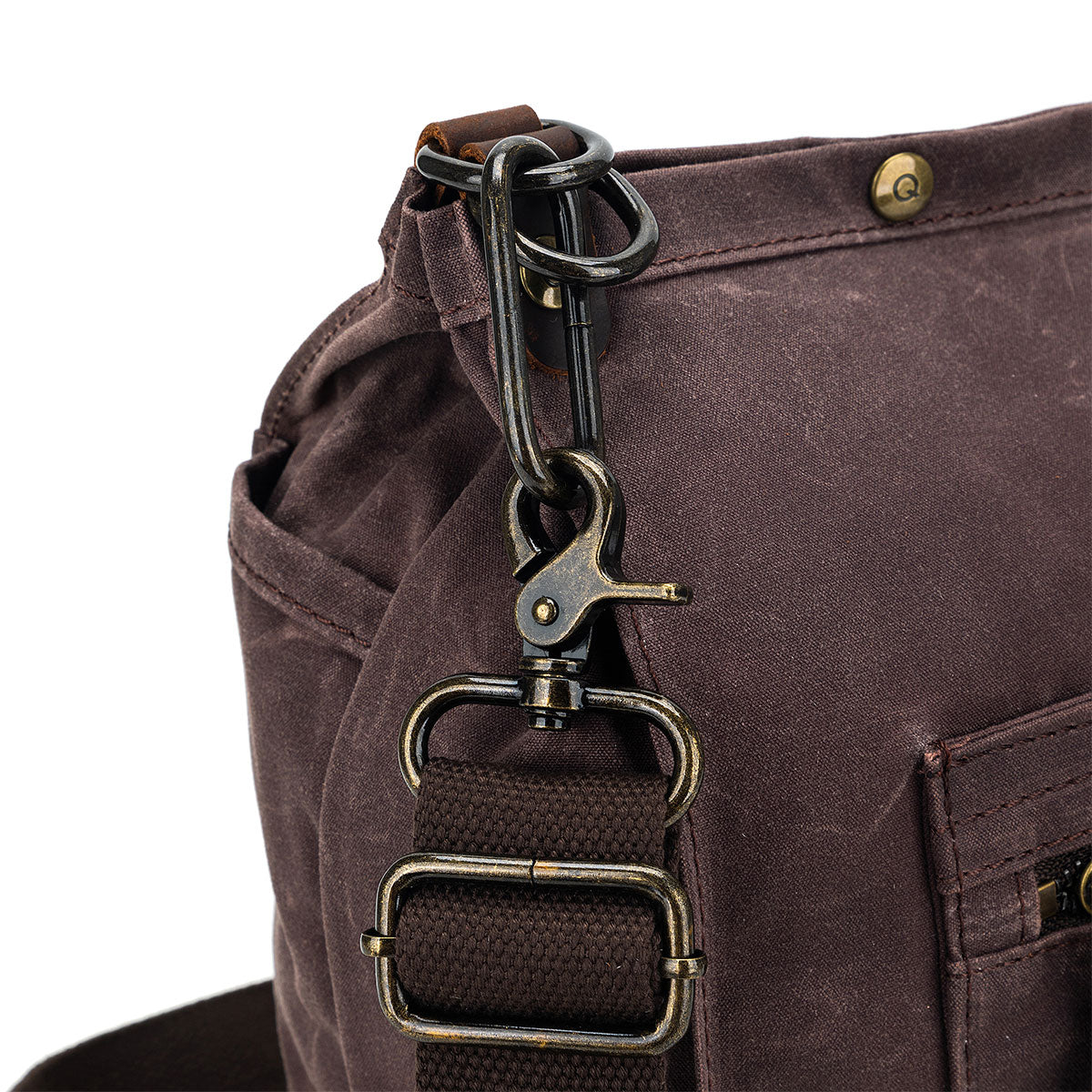 della Q Maker's Canvas Cocoa Rucksack - Ideal for Craft Projects