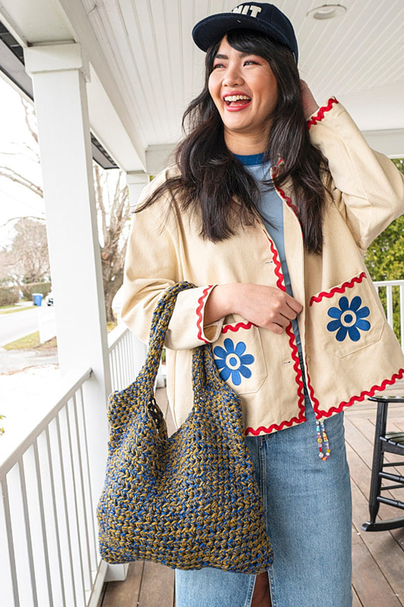 Berroco Bestie Patterns - Adorable Gene Bag Crochet Pattern - Instant PDF Download