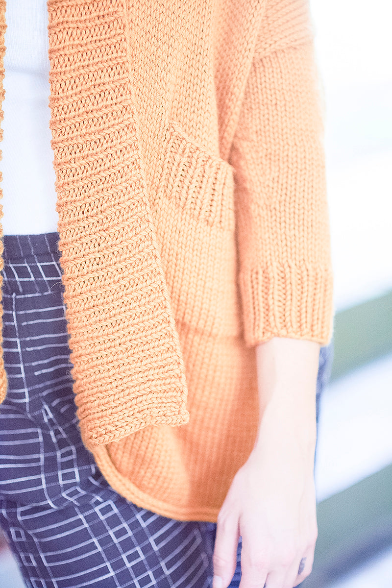 Berroco Booklet 413 Ultra Wool Chunky Patterns - Keeler Open - Front Cardigan PDF Download