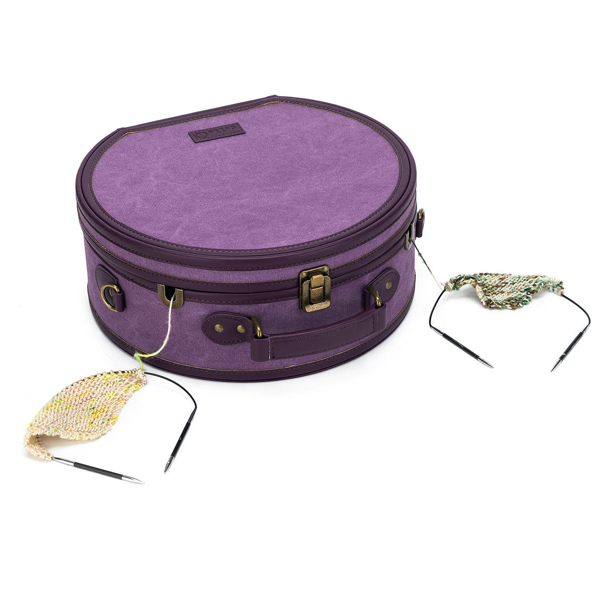 della Q Premium Maker's Hat Box - Stylish Plum for Craft Lovers