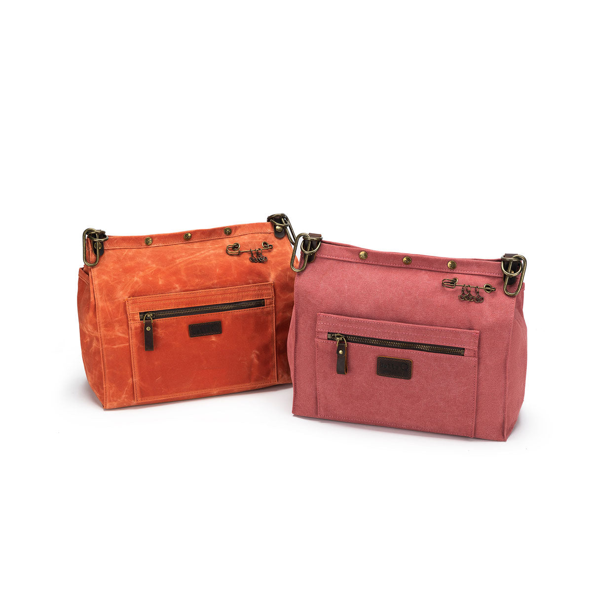 della Q Maker's Orange Canvas Rucksack - The Versatile Crafting Companion