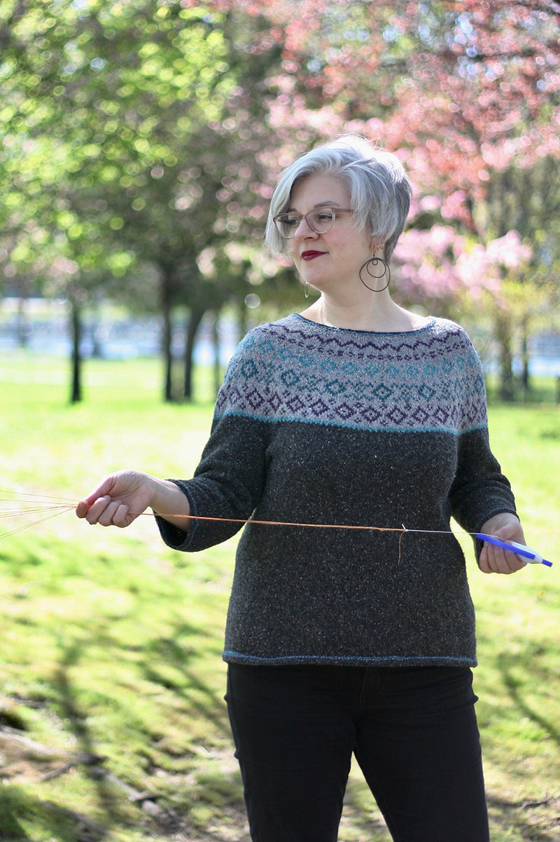 Berroco Brenton Point Pullover Knitting Kit - Ideal for Seasonal Wear