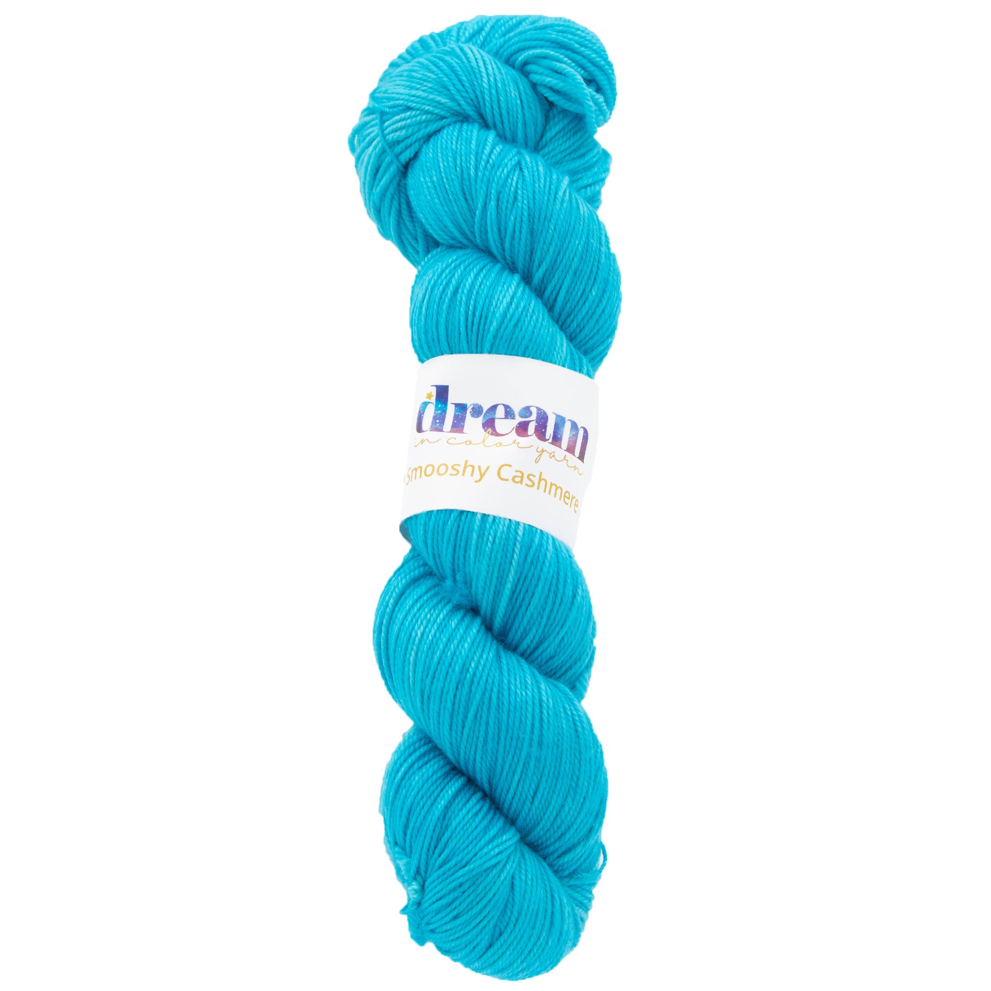 Dream in Color Smooshy Cashmere Yarn - Azure Cove: Ideal for Knitting and Crochet