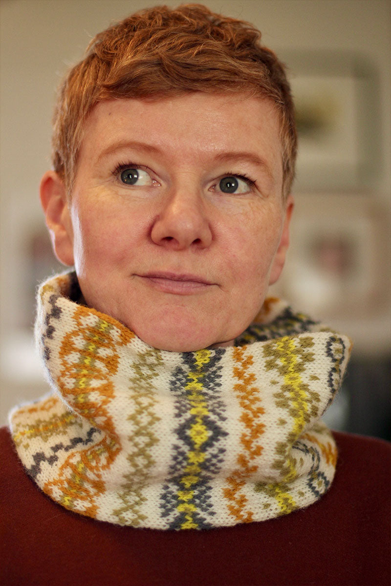 Jamieson's of Shetland Haslock Cowl Kits - Exquisite Palette A for Knitting Enthusiasts