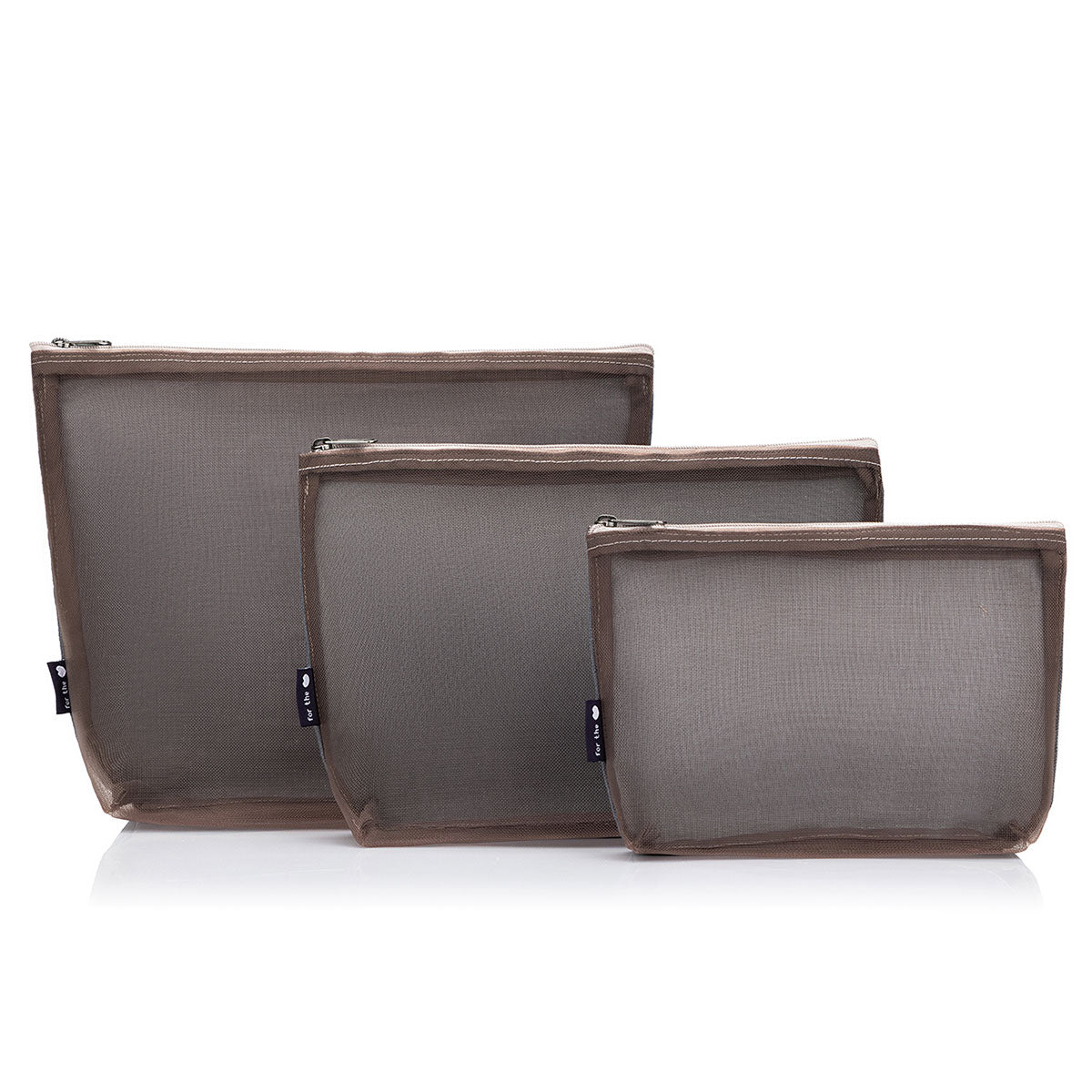 della Q Premium Mesh + Zip Collection 1123-1 - Stylish Linen in Slate Color