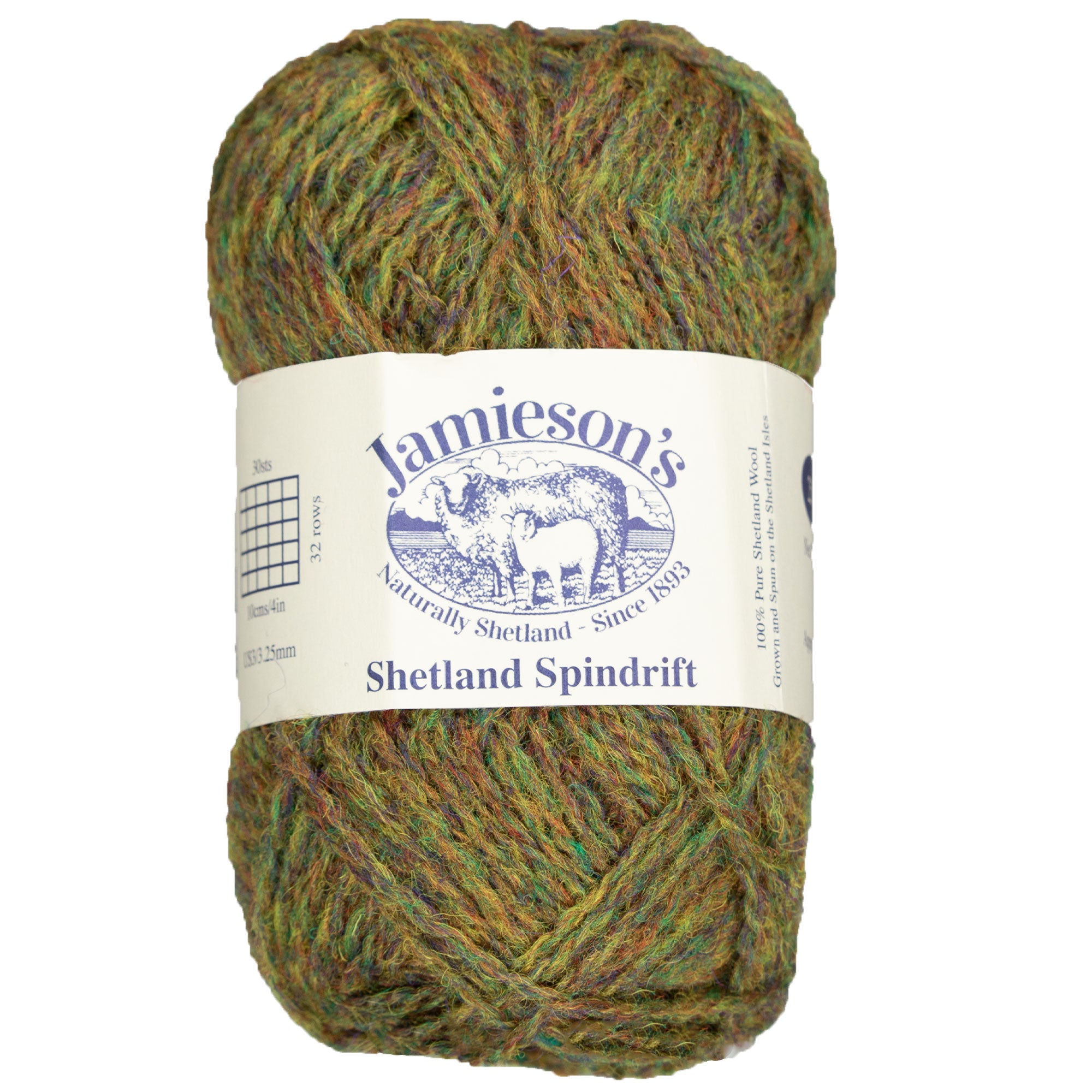 Jamieson's of Shetland Spindrift Yarn - 998 Autumn - Ideal for Colorwork Projects
