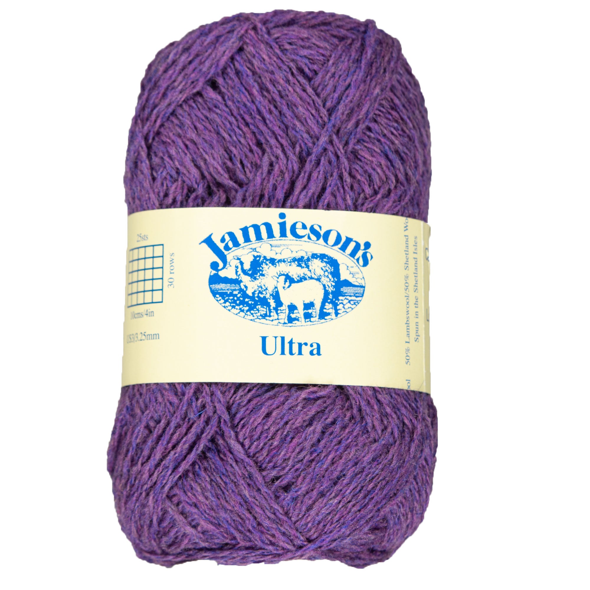 Jamieson's of Shetland Ultra Soft Lace Weight Yarn in 635 Heliotrope