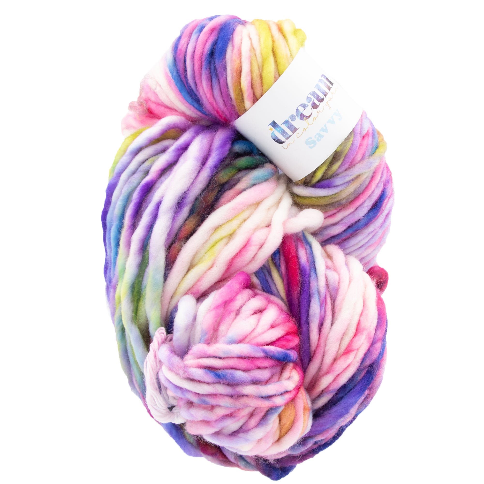 Dream in Color Savvy Super Bulky Yarn with Retro Vibe and Vibrant Hues
