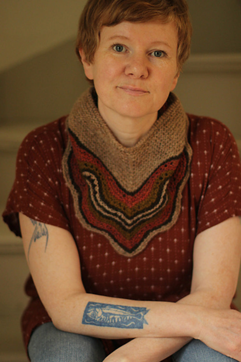 Jamieson's of Shetland 4 - Color Hapkerchief Cowl Knit - A - Long Kit
